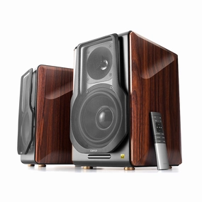 Edifier: S3000 Pro 2.0 Powered Wireless Bookshelf Speakers w/ Bluetooth hi-fi DAC amp combo,hi-fi speaker impedance matcher,hi-fi RCA switch