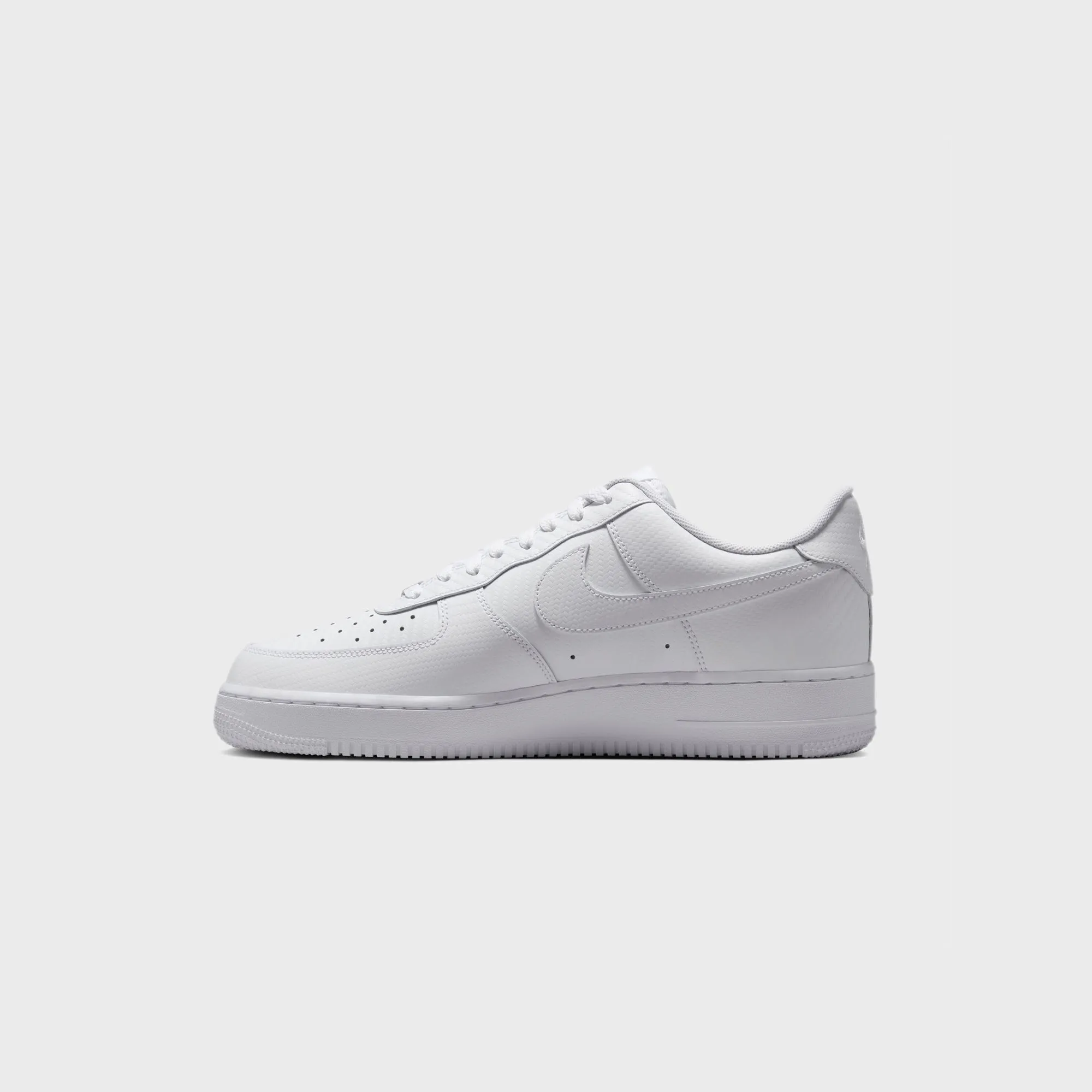 Nike Air Force 1 '07 Lv8 - Carbon Fiber White / White Father's Day Sale