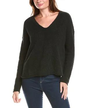 Pull en cachemire mélangé bouclé EILEEN FISHER