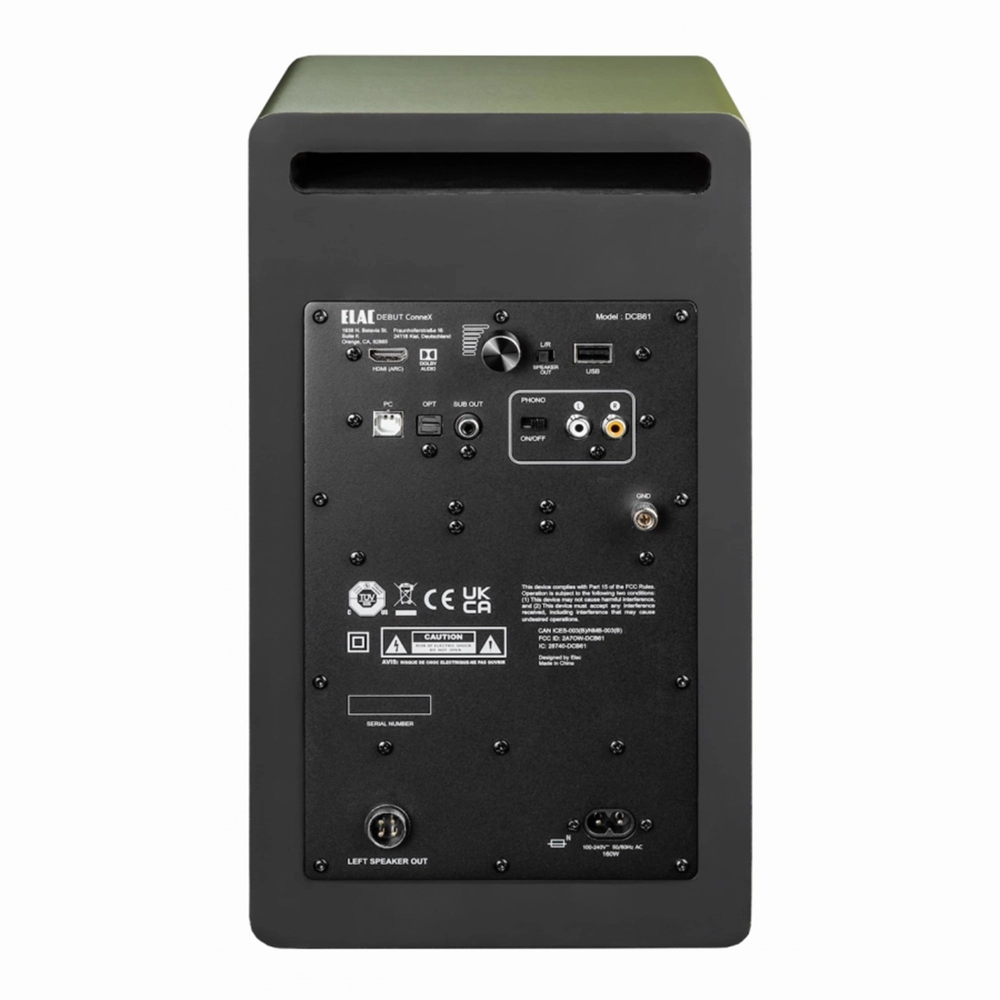 ELAC Debut ConneX 6 Active Bookshelf Speakers