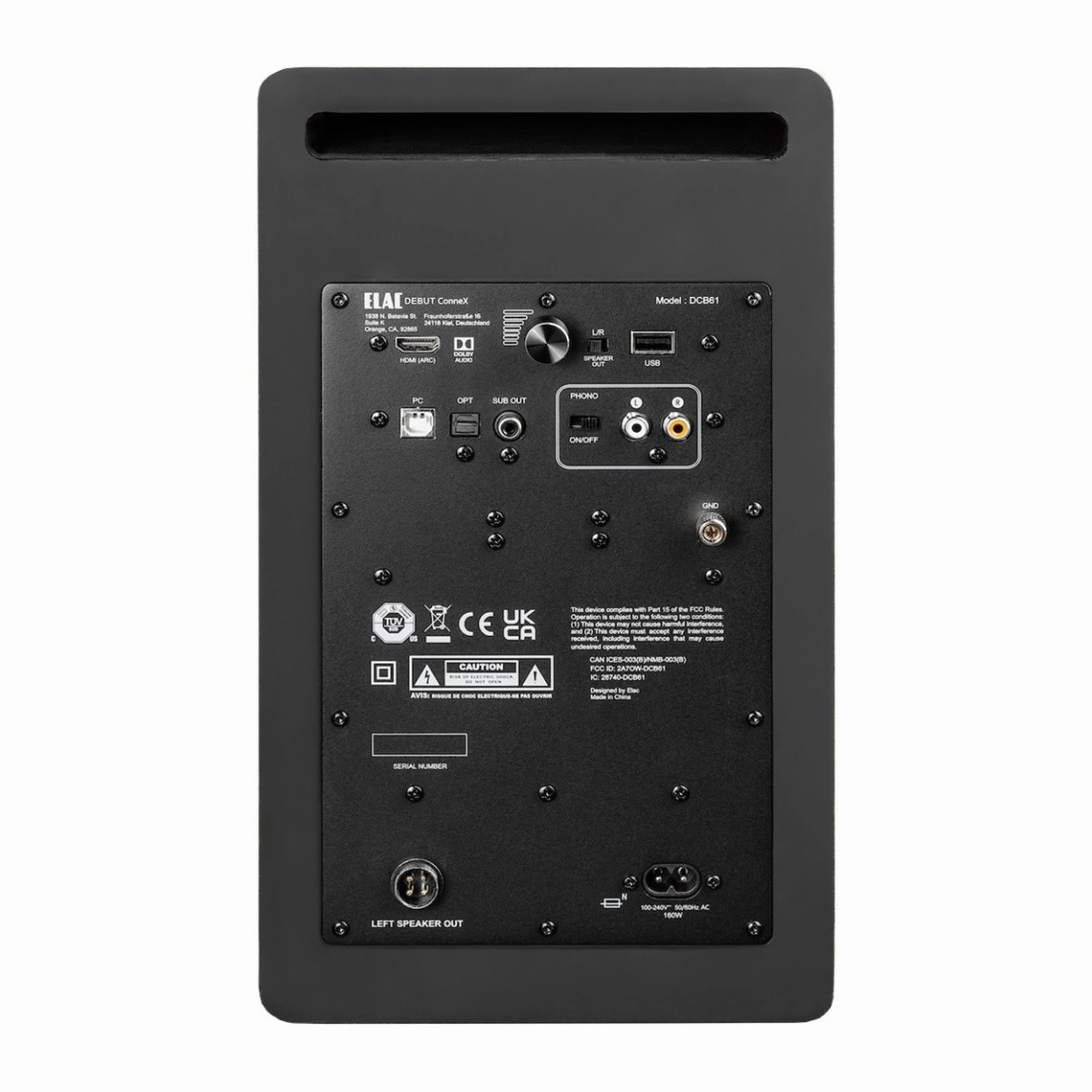 ELAC Debut ConneX 6 Active Bookshelf Speakers