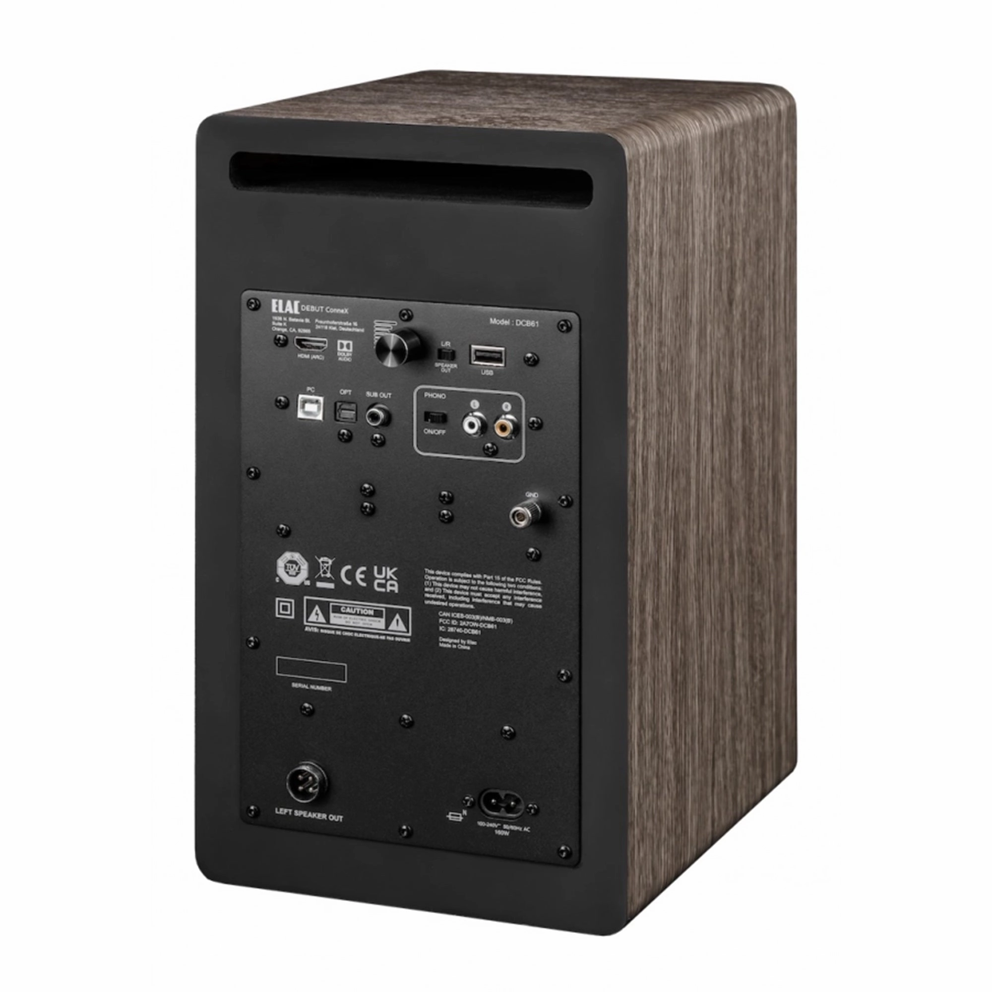 ELAC Debut ConneX 6 Active Bookshelf Speakers