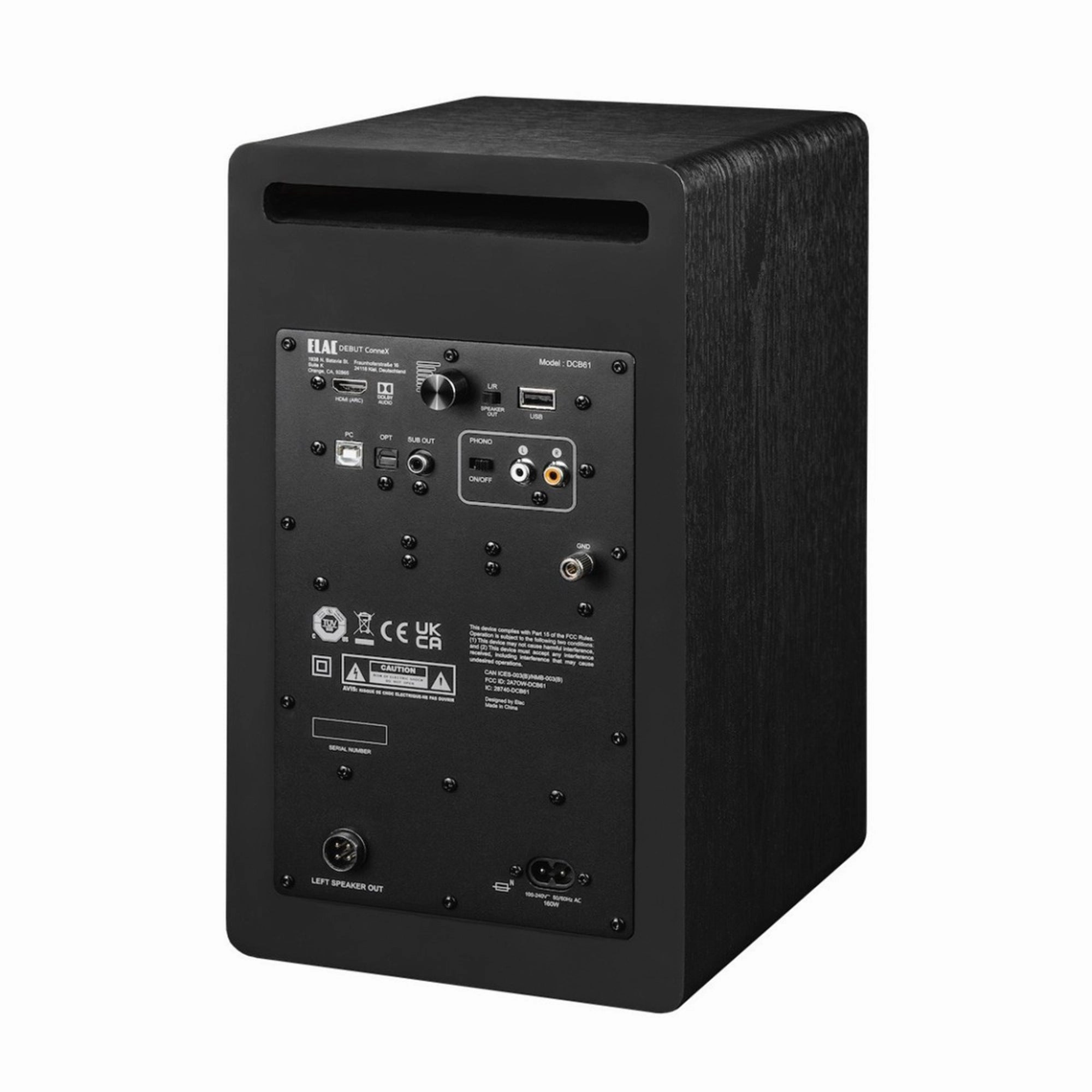 ELAC Debut ConneX 6 Active Bookshelf Speakers