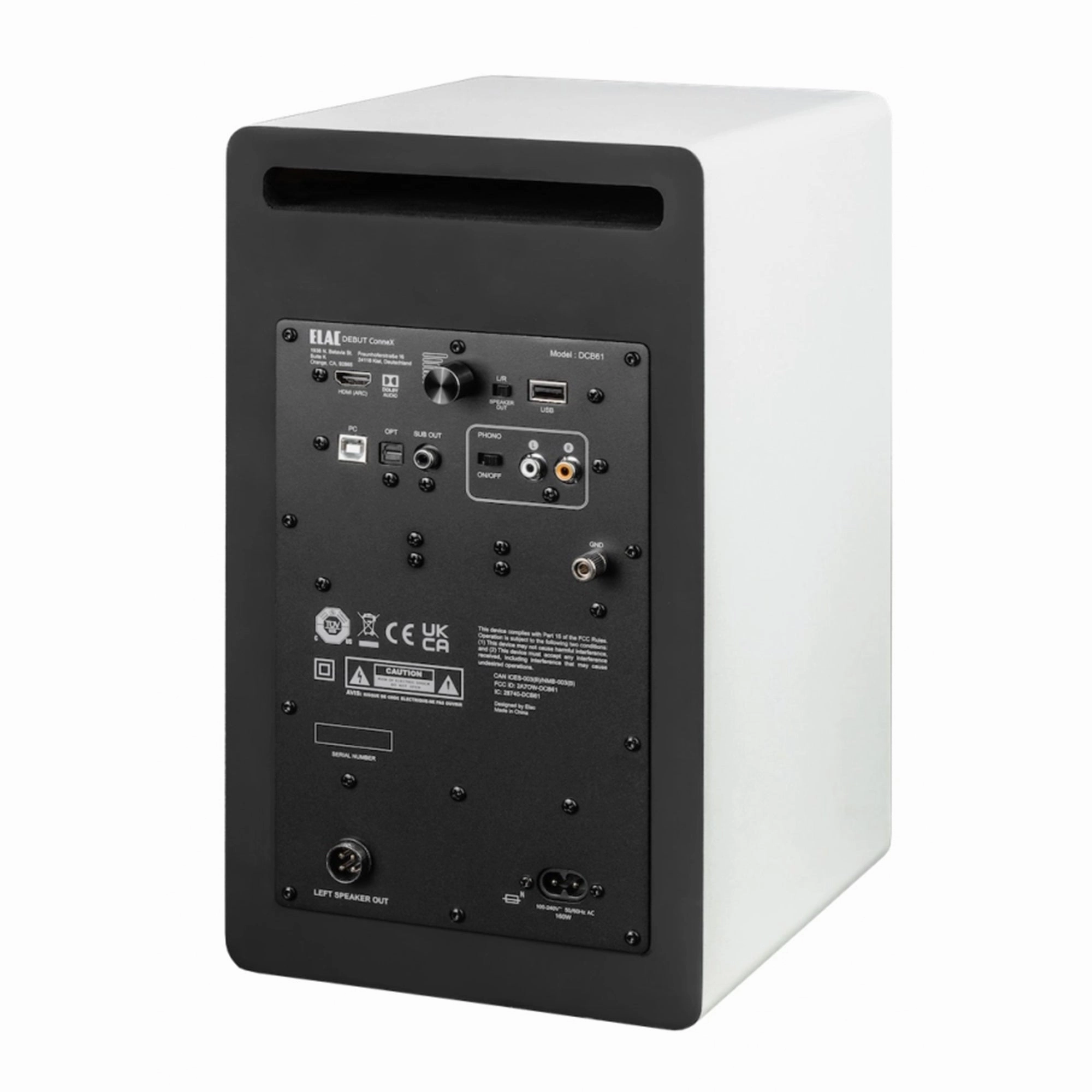 ELAC Debut ConneX 6 Active Bookshelf Speakers