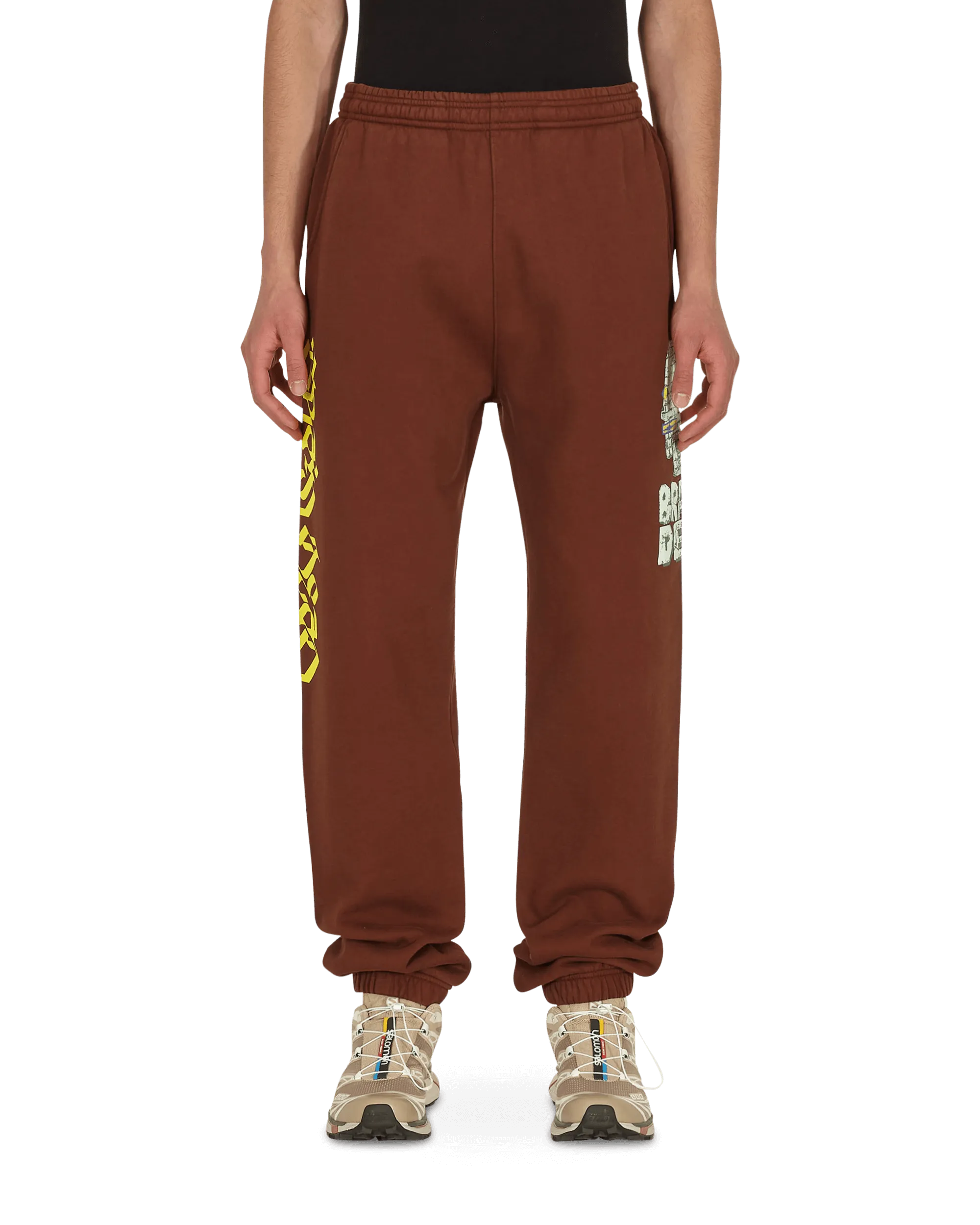 Bell - Shape Jackets Layer Stone Age Sweatpants Brown