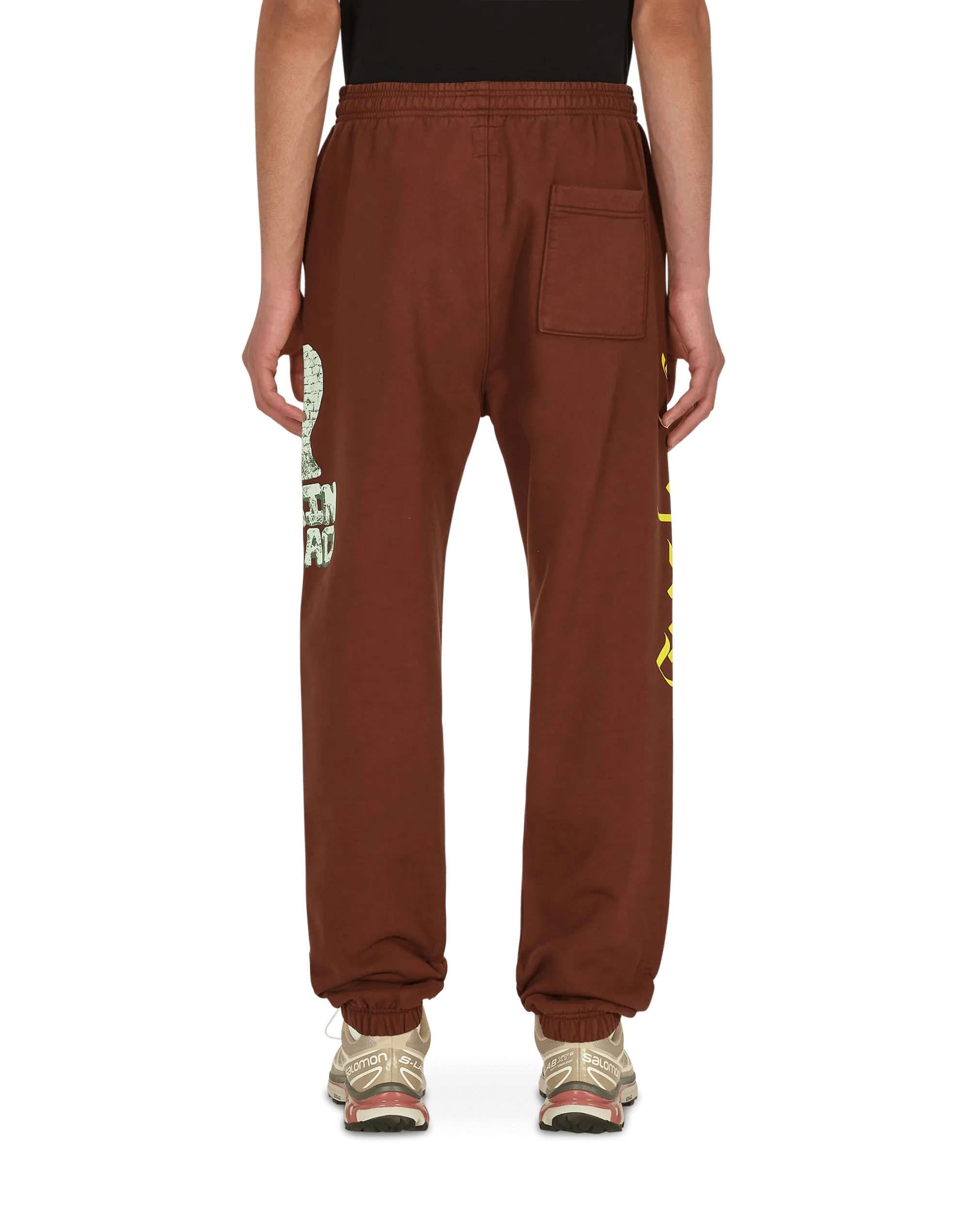 Angular Pockets Finish Stone Age Sweatpants Brown