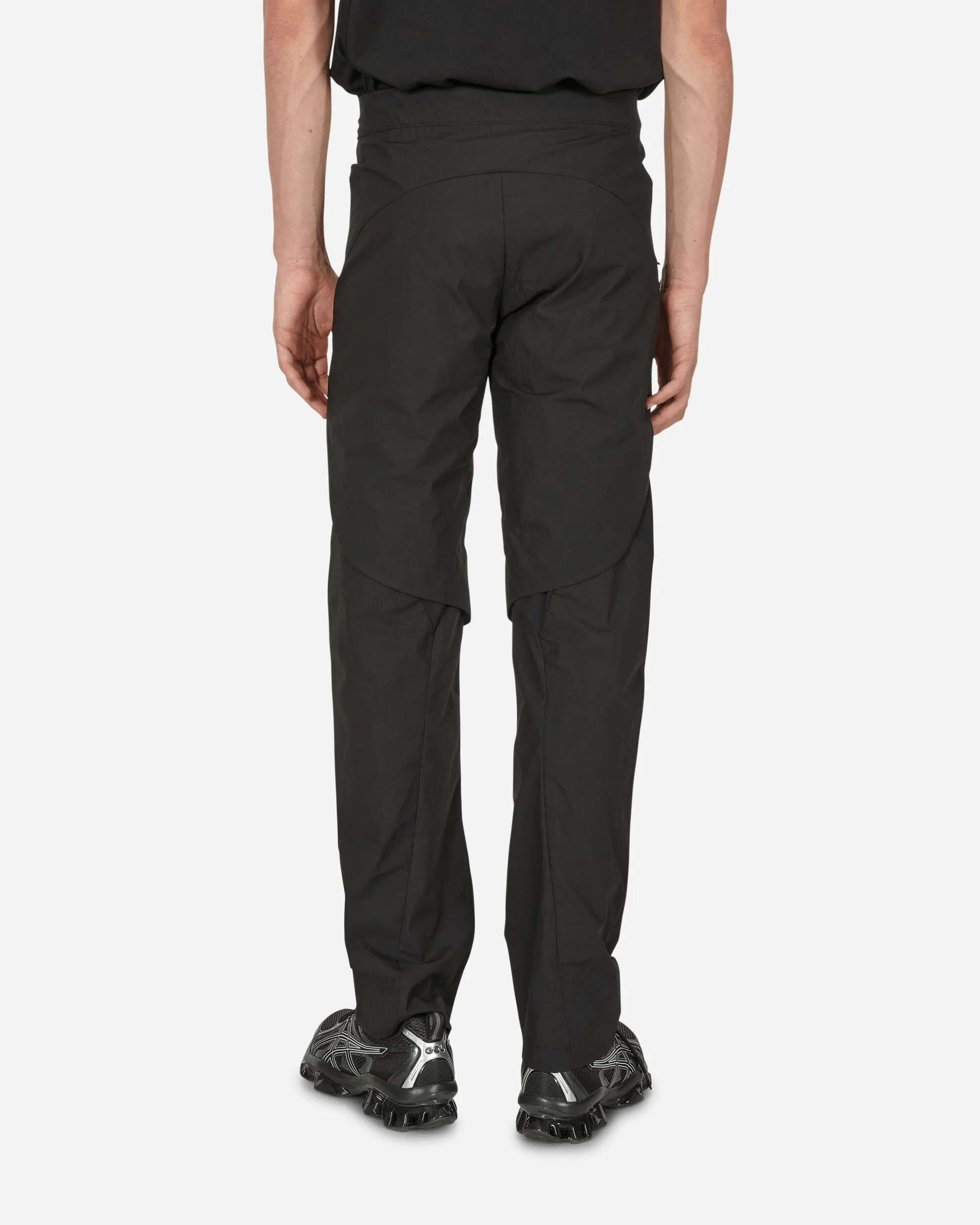 6.0 Technical Pants Center Black Hood With Faux Leather