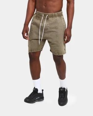 Elevn Clothing Co. Shorts délavés VTG Forêt