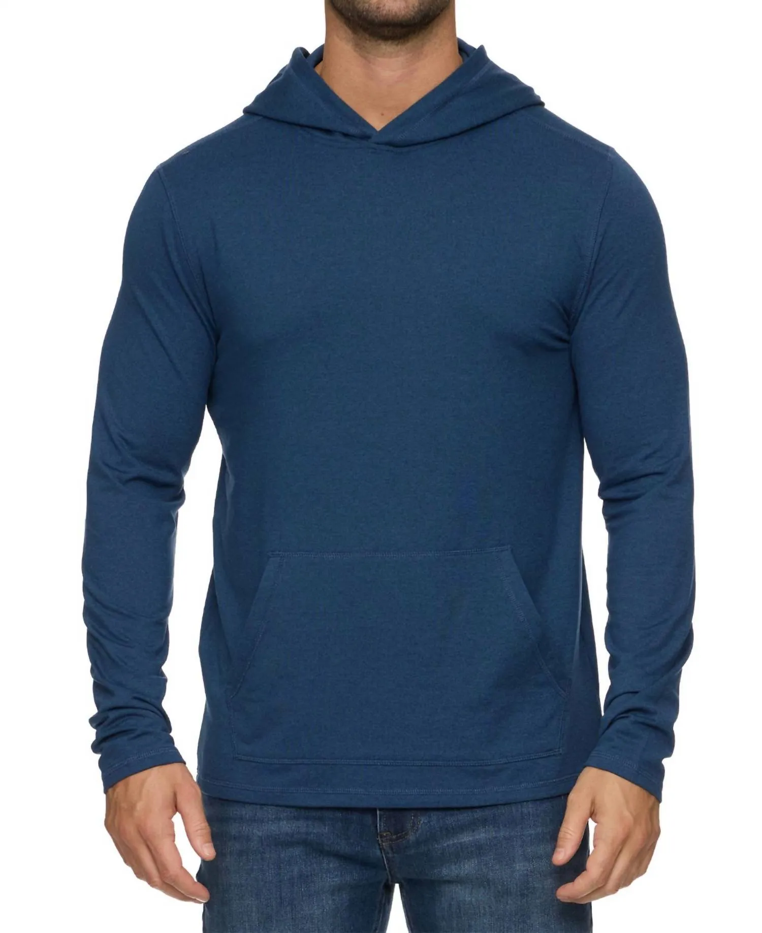 Elias Sweat à capuche ultra doux et confortable en bleu marine