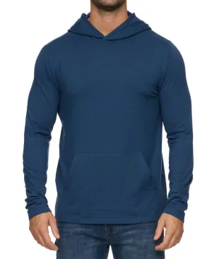 Elias Sweat à capuche ultra doux et confortable en bleu marine