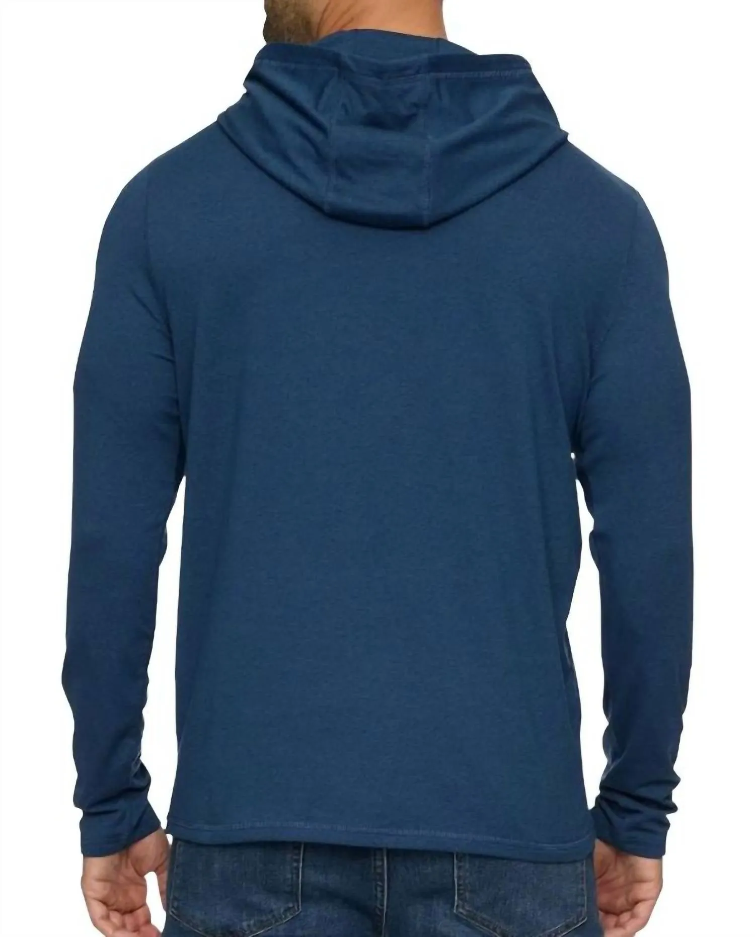 Elias Sweat à capuche ultra doux et confortable en bleu marine