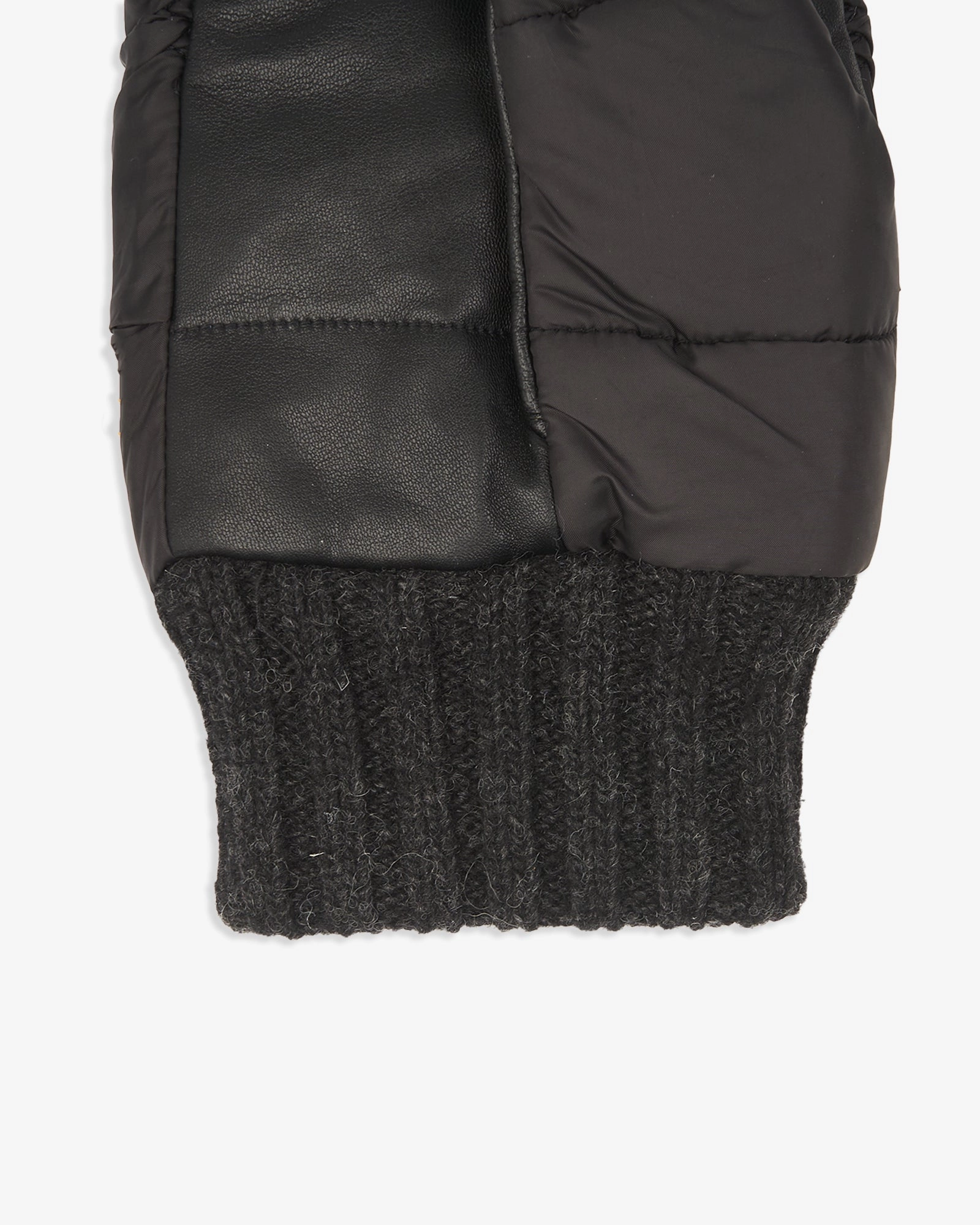Moufles en peau de mouton chenille Elmer - Noir