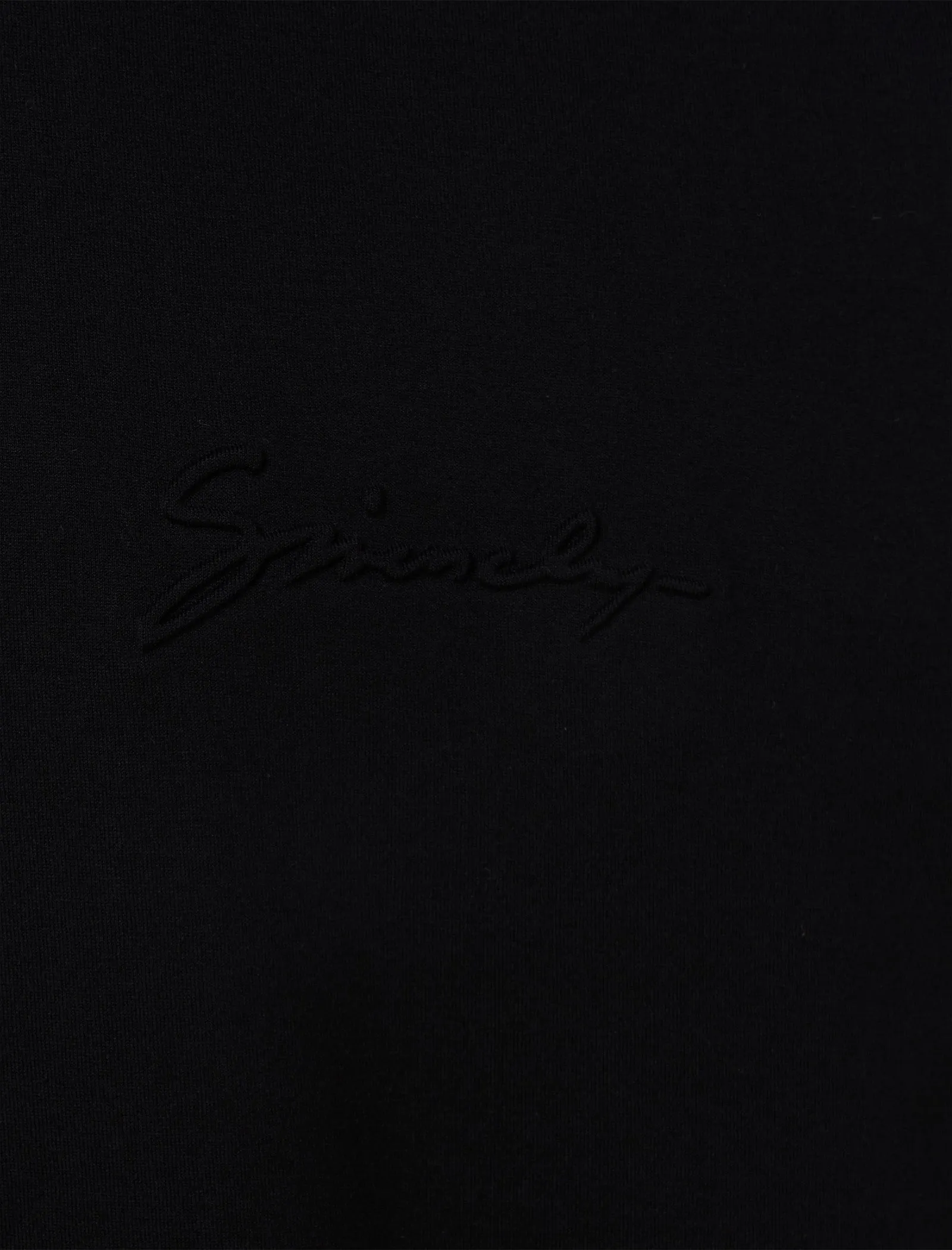 Comfortable Groin Embroidered Logo T-Shirt