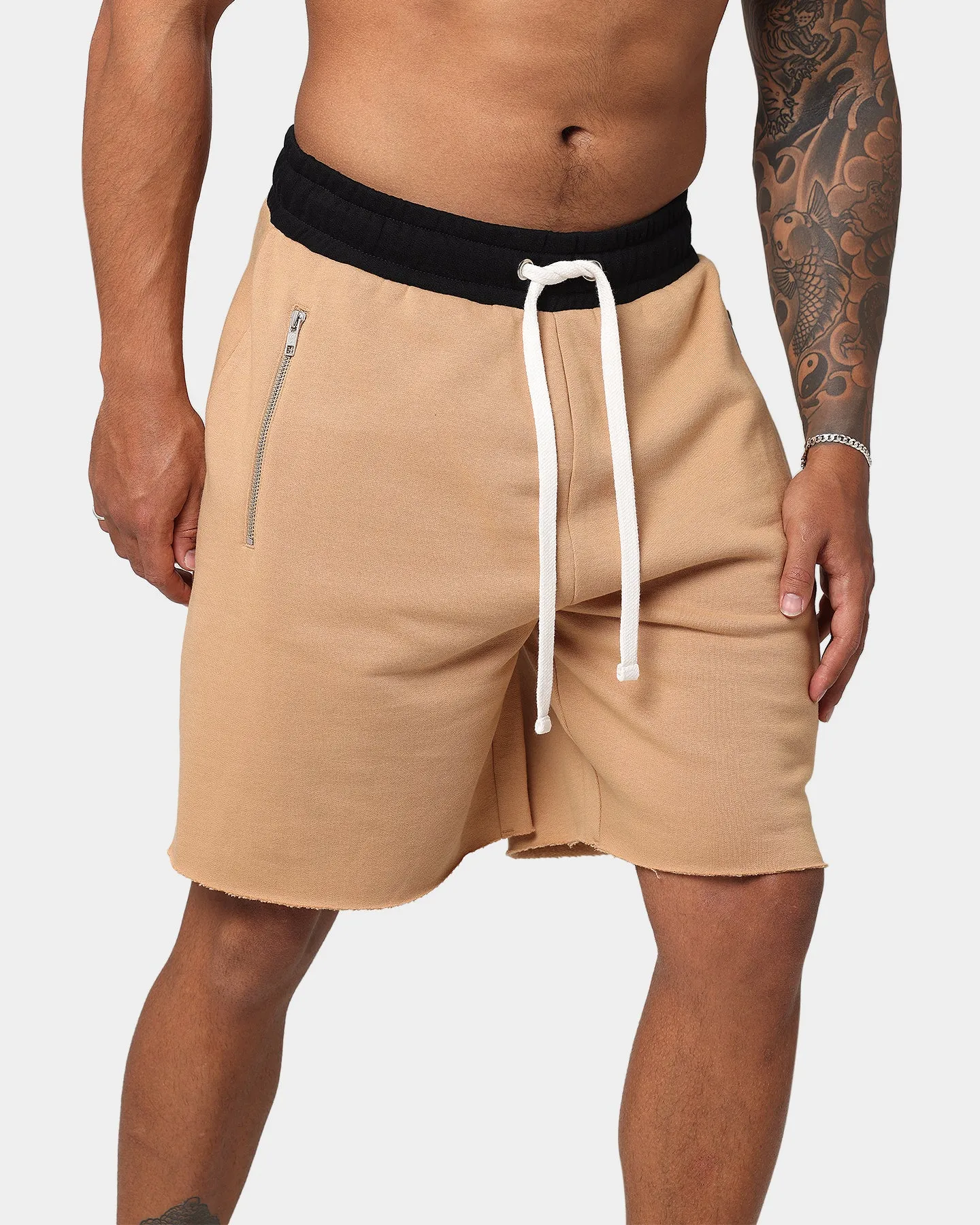 EN ES Shorts en Polaire Boulette Beige