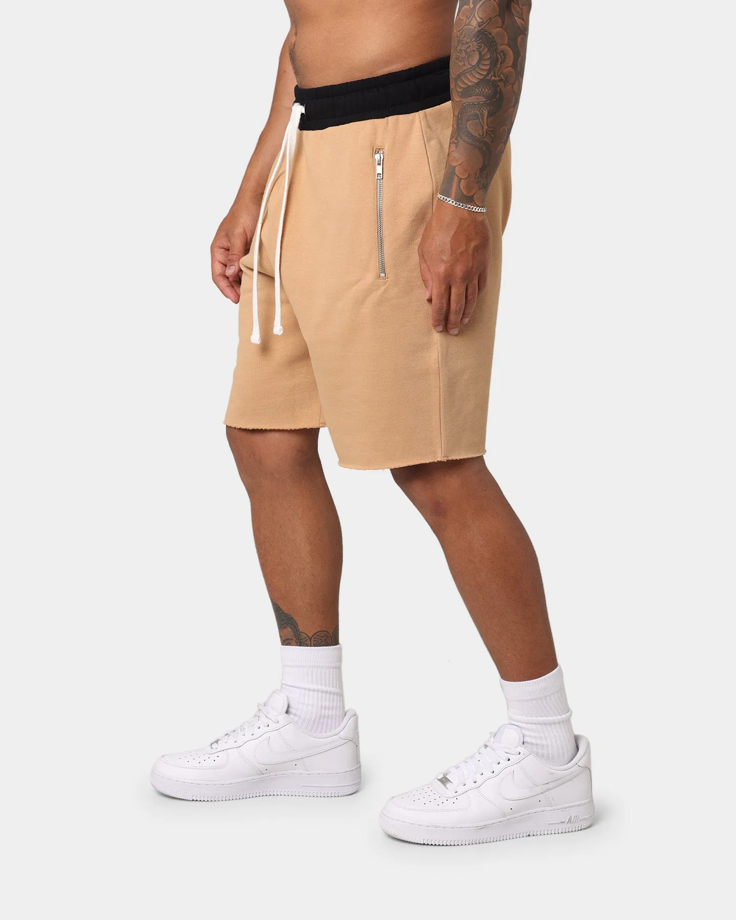 EN ES Shorts en Polaire Boulette Beige