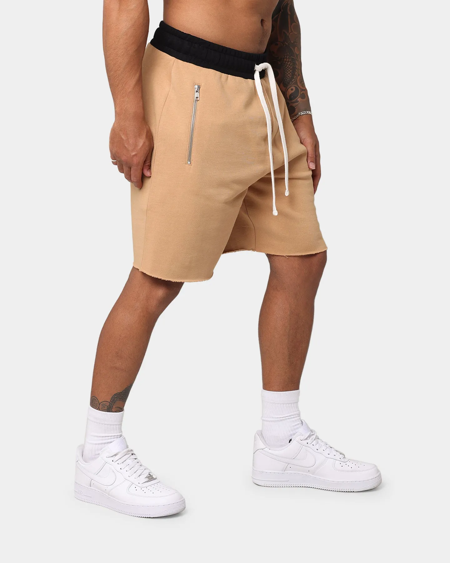 EN ES Shorts en Polaire Boulette Beige