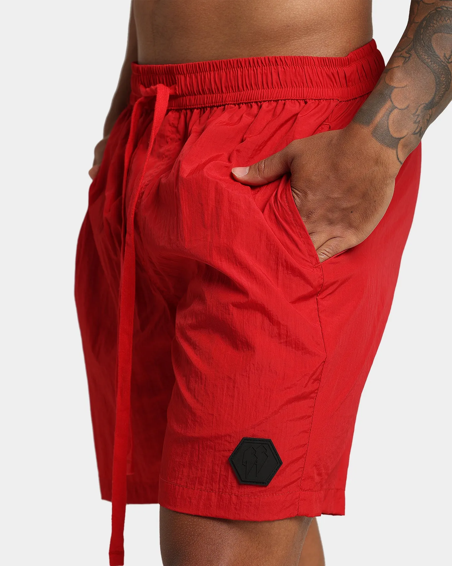 EN ES Short de plage Neptune Rouge