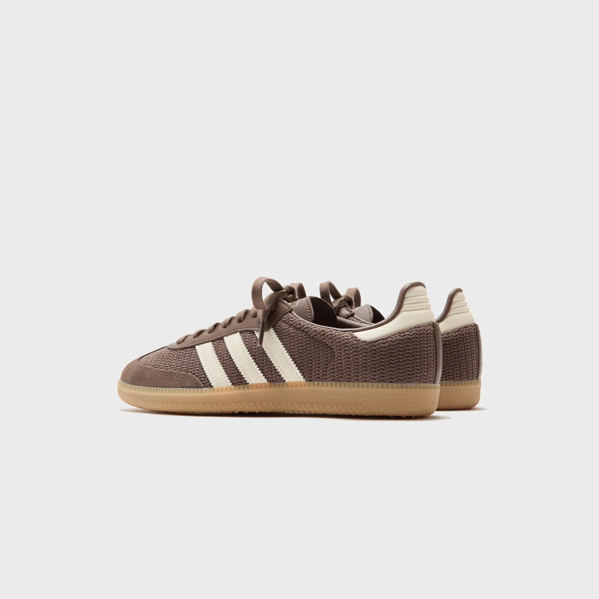Slip Resistant Shoes With Memory Foam Insole Triangular Shape Adidas Samba Og - Earth Strata / Wonder White / Magic Beige