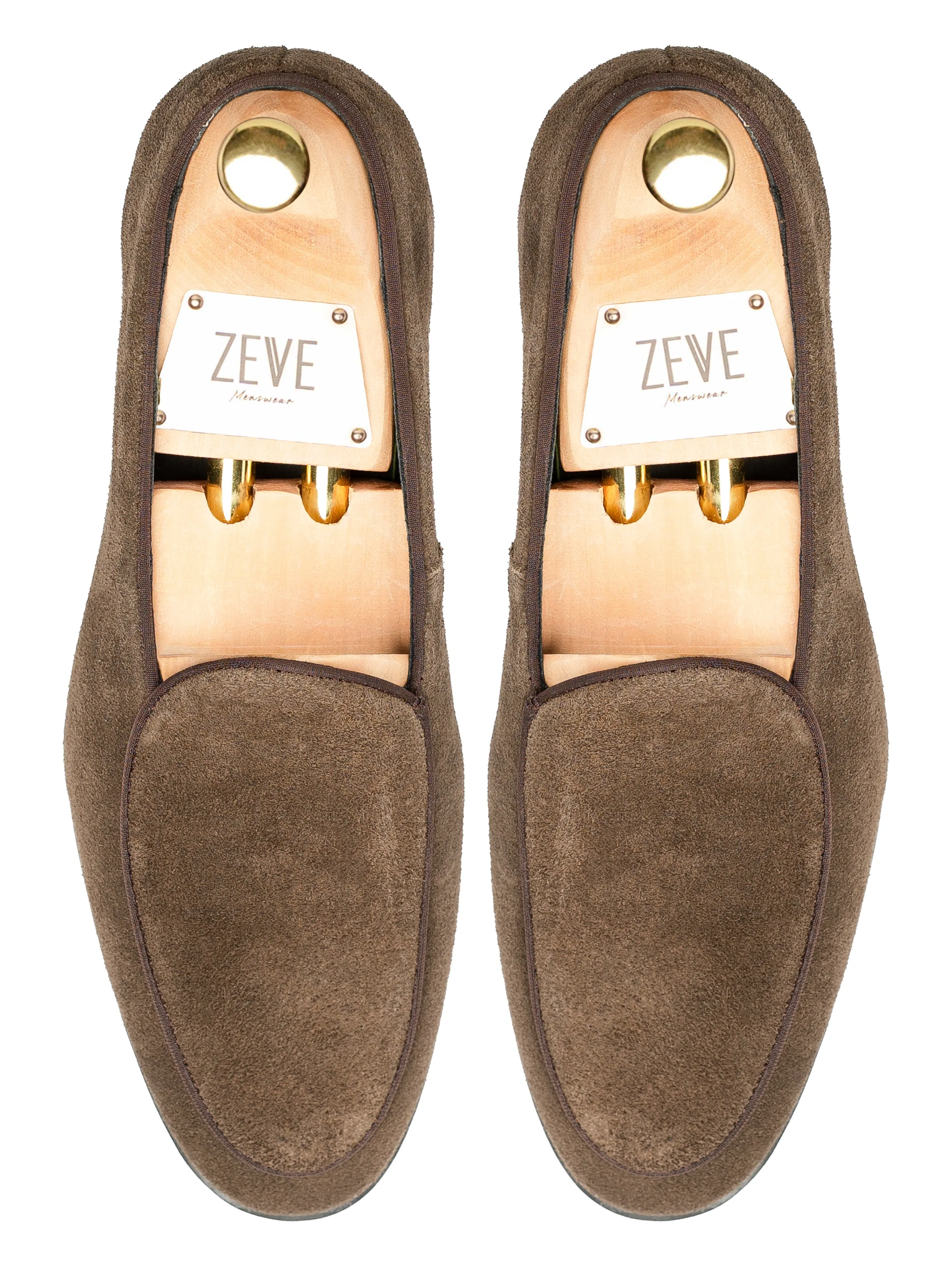 Belgian Loafer - Brown Suede Leather Sweetest Day Sale Bring the Heat