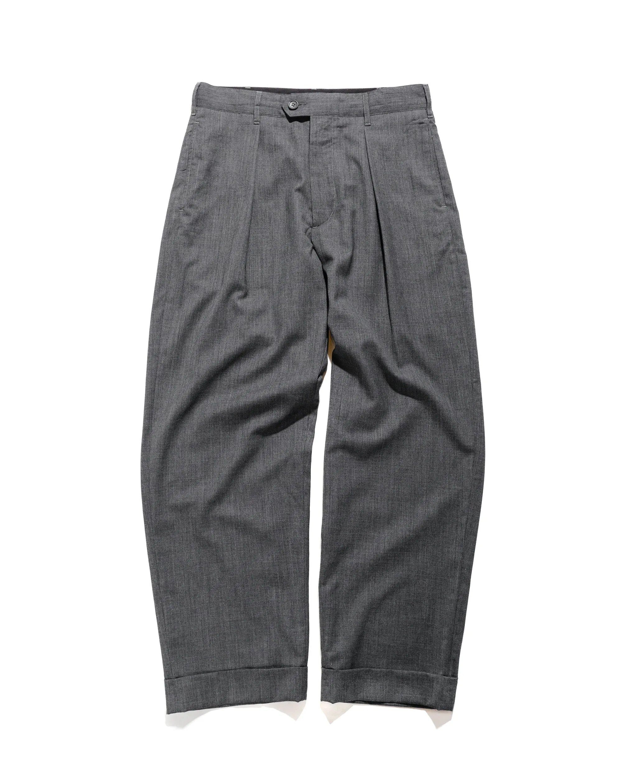 Engineered Garments Carlyle Pant Charcoal Tropical Wool Cotton Sleeve