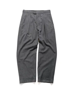 Engineered Garments Carlyle Pant Charcoal Tropical Wool Cotton Sleeve
