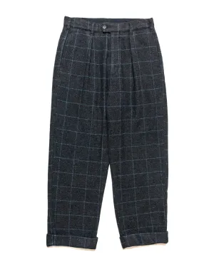 Comfortable Personalization Uniqueness Engineered Garments Carlyle Pant Charcoal/Light Blue Wool Poly Windowpane