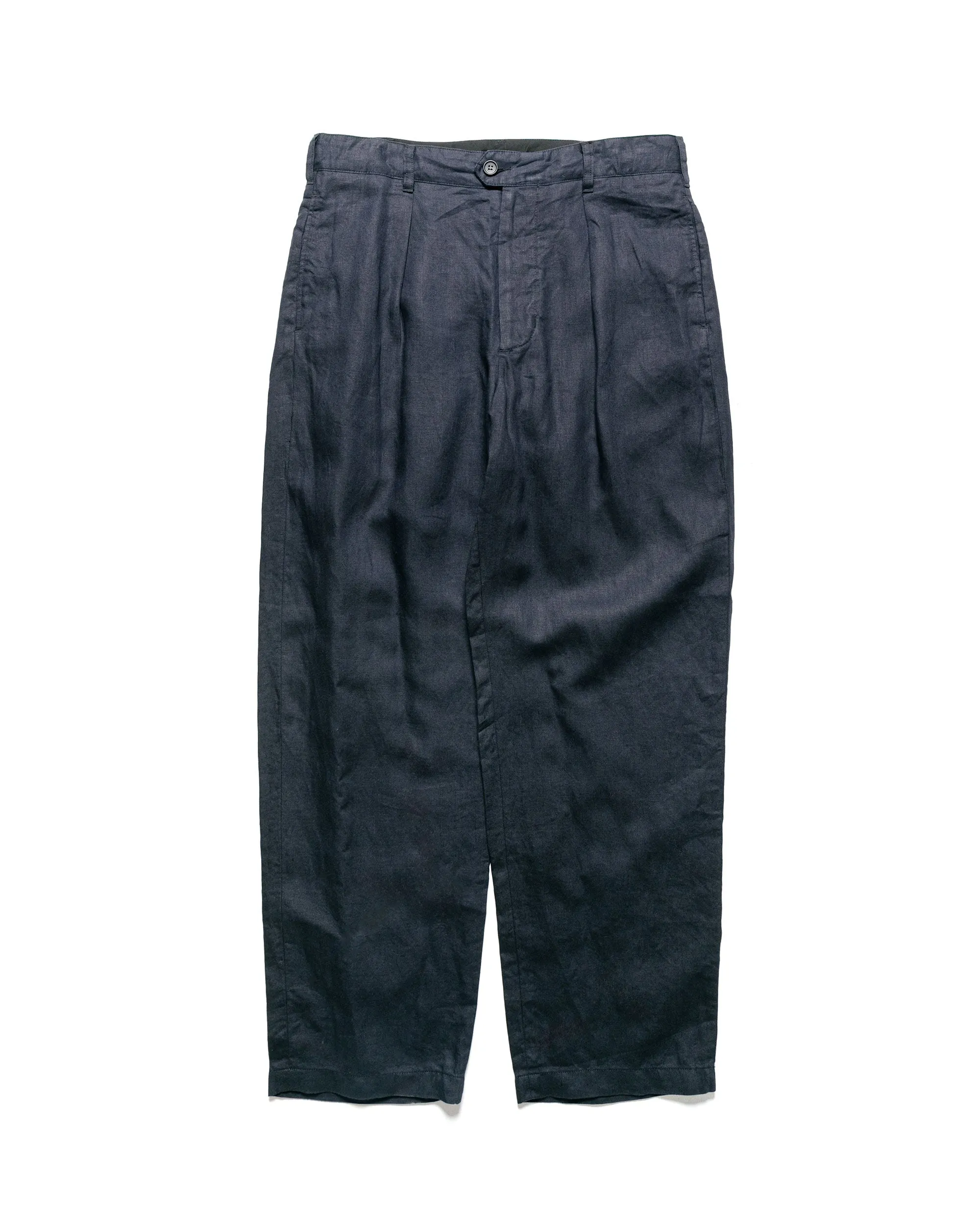 Engineered Garments Carlyle Pant Navy Linen Twill Love Faux - Rabbit