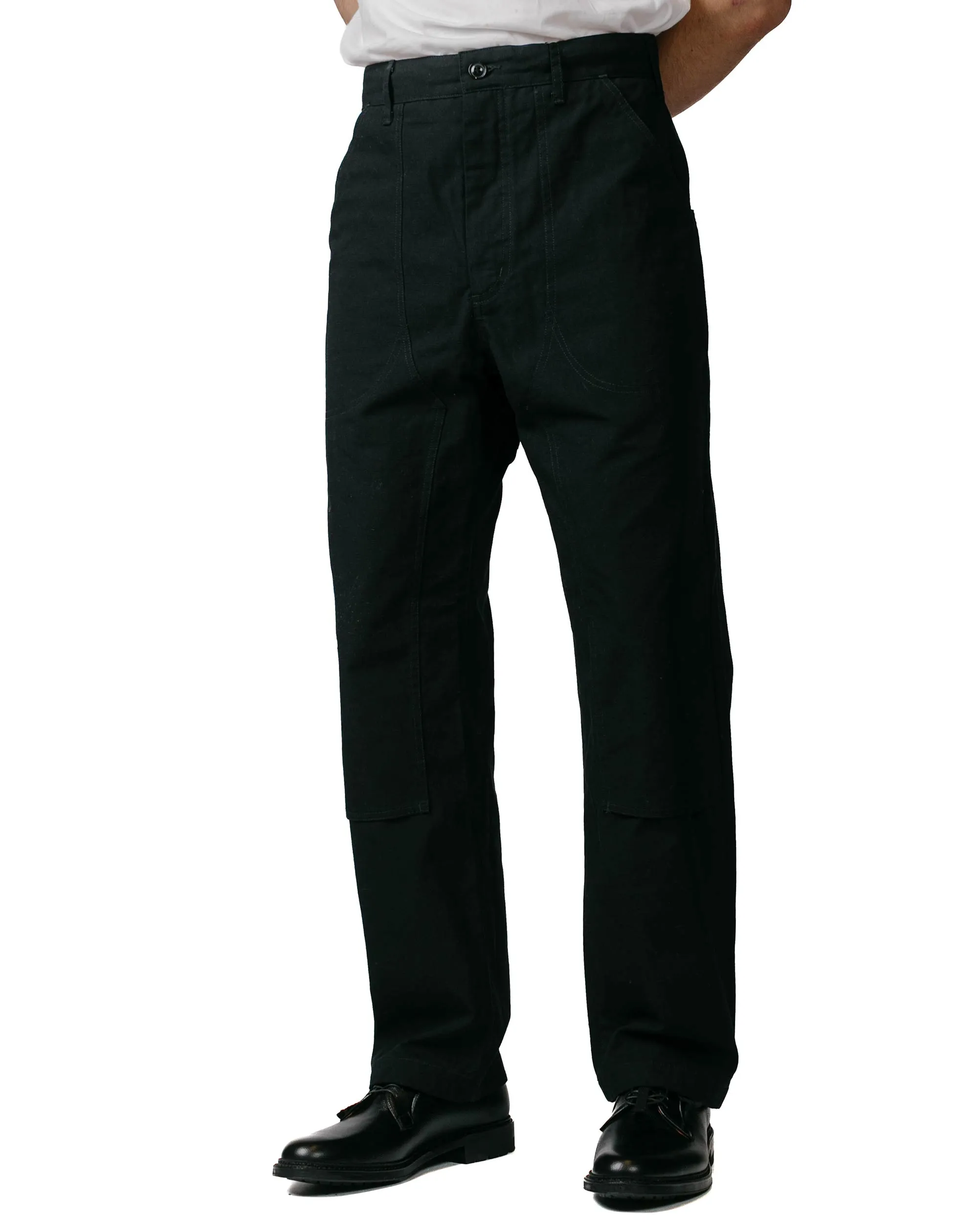 Engineered Garments Climbing Pant Black Heavyweight Cotton Ripstop Comfortable Fastening Reputable Alteration
