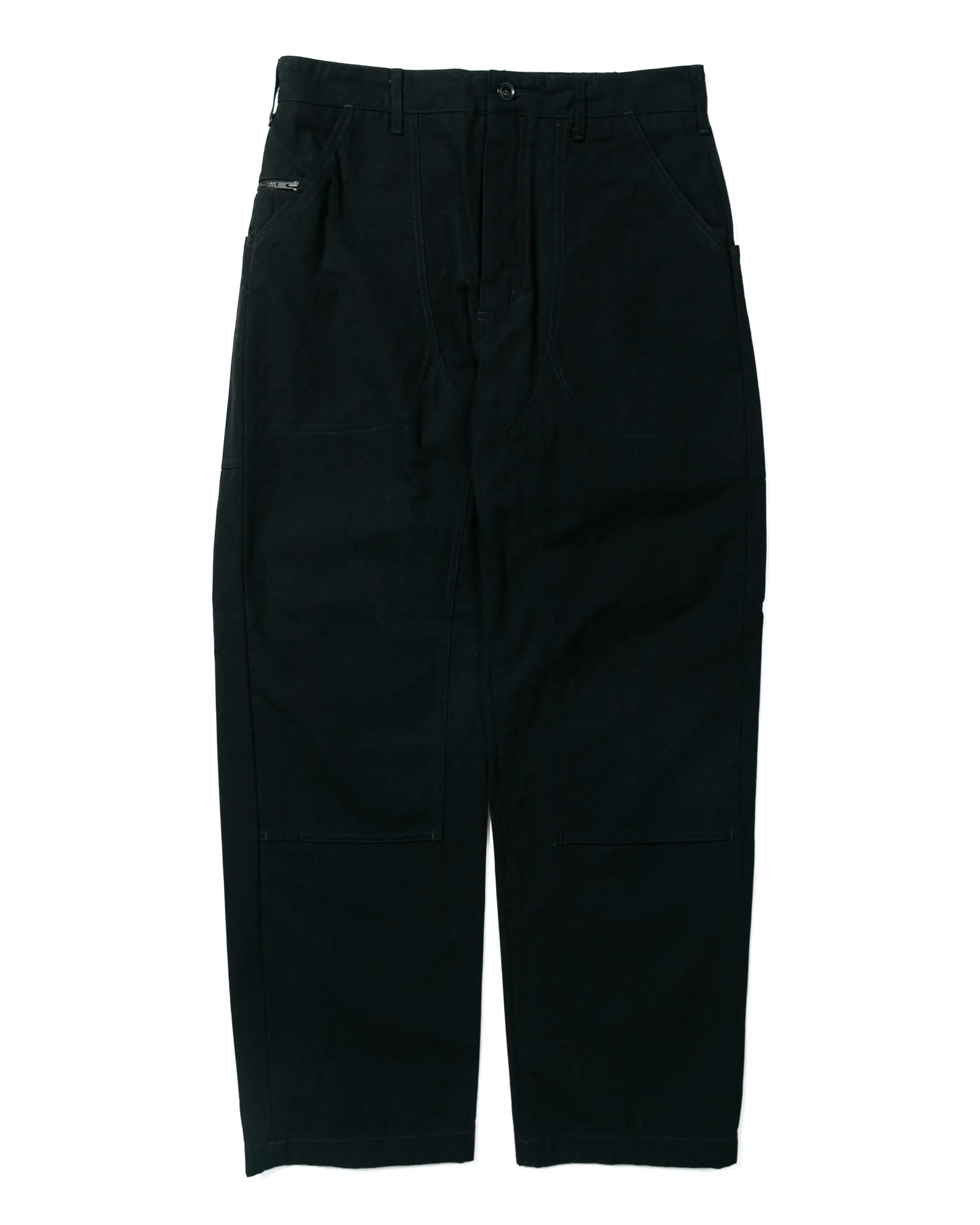 Engineered Garments Climbing Pant Black Heavyweight Cotton Ripstop Velvet Socks