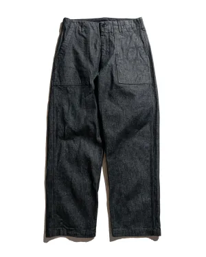 Engineered Garments Fatigue Pant Black 14Oz Cone Denim Crests