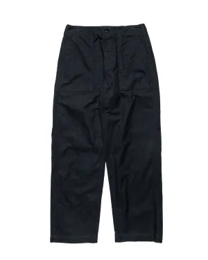 Engineered Garments Fatigue Pant Black Cotton Brushed Herringbone Breathable Fabric Socks