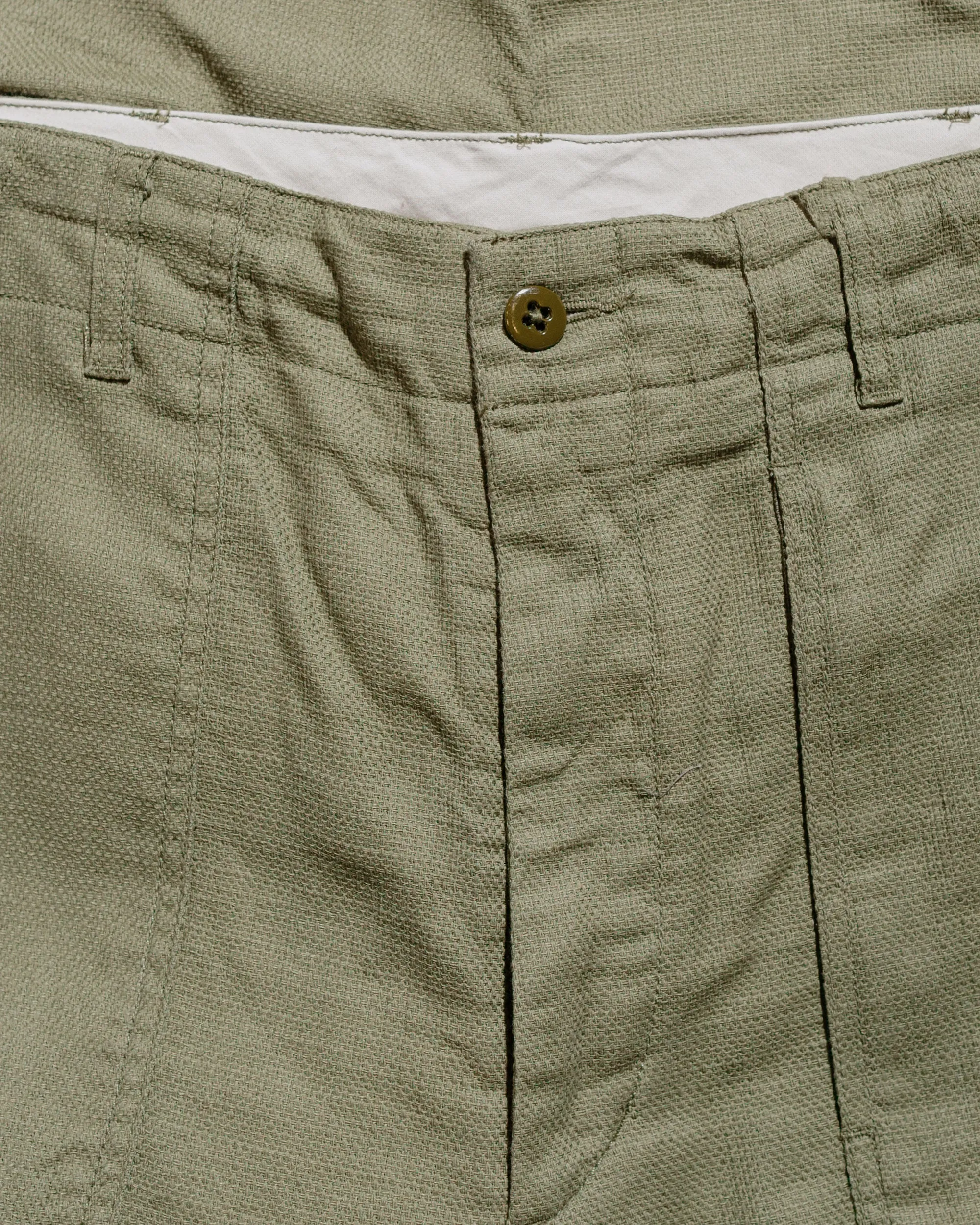 Engineered Garments Fatigue Pant Olive Cl Java Cloth Twisted Strap Basic