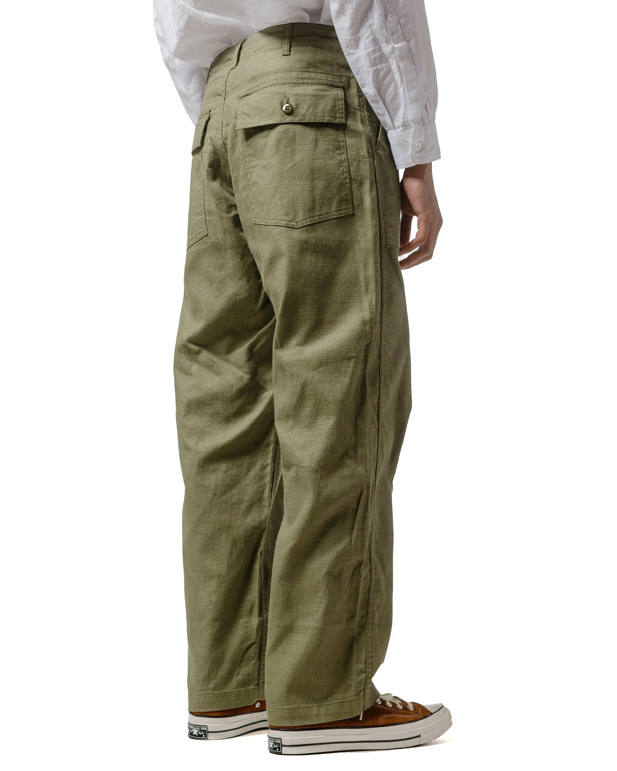 Cuffed-Hem Feature Engineered Garments Fatigue Pant Olive Cl Java Cloth