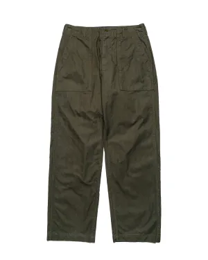 Fluted Surface Engineered Garments Fatigue Pant Olive Cotton Brushed Herringbone
