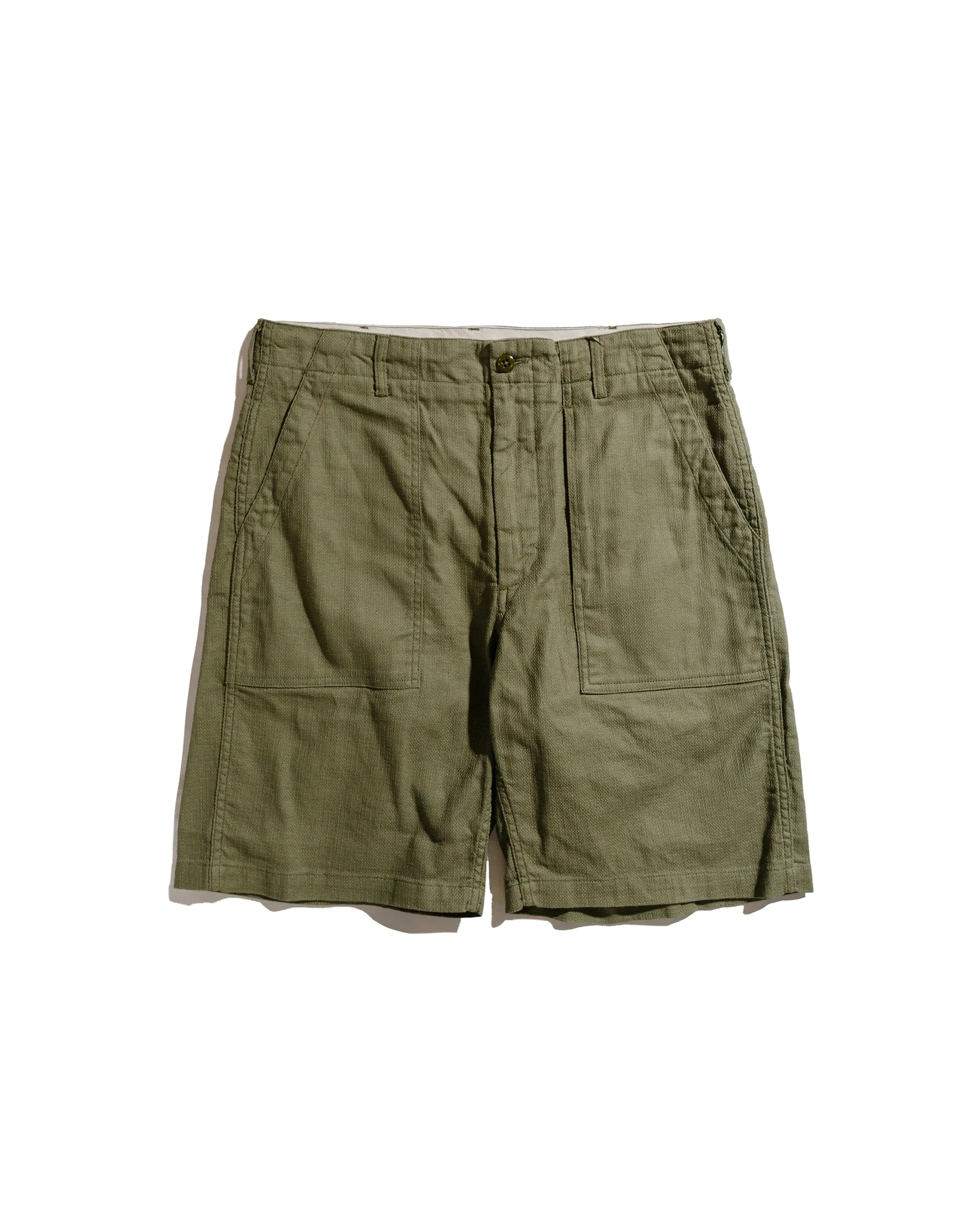 Engineered Garments Fatigue Short Olive Cl Java Cloth Supple ShockAbsorbing