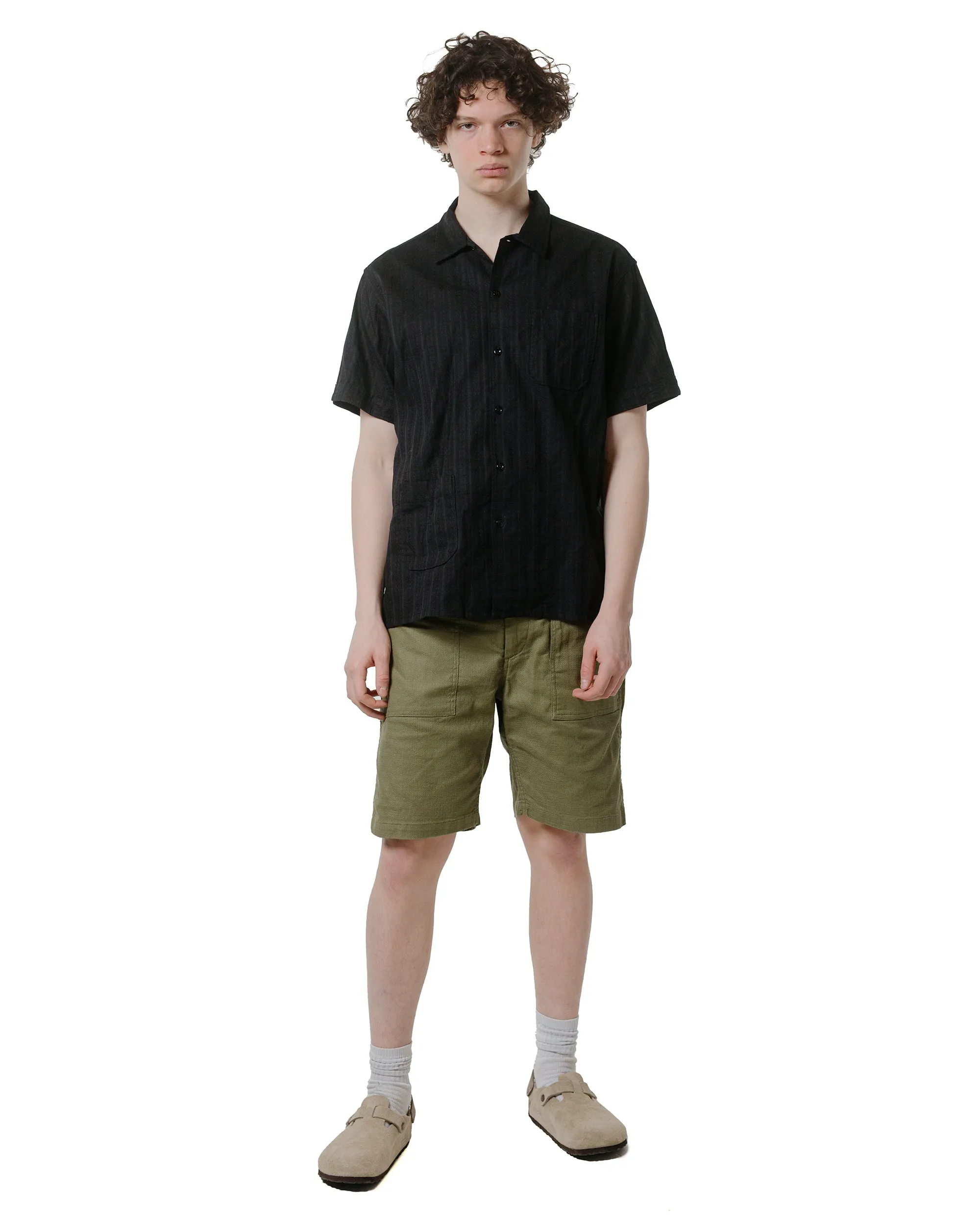 Blazer Shorts Engineered Garments Fatigue Short Olive Cl Java Cloth