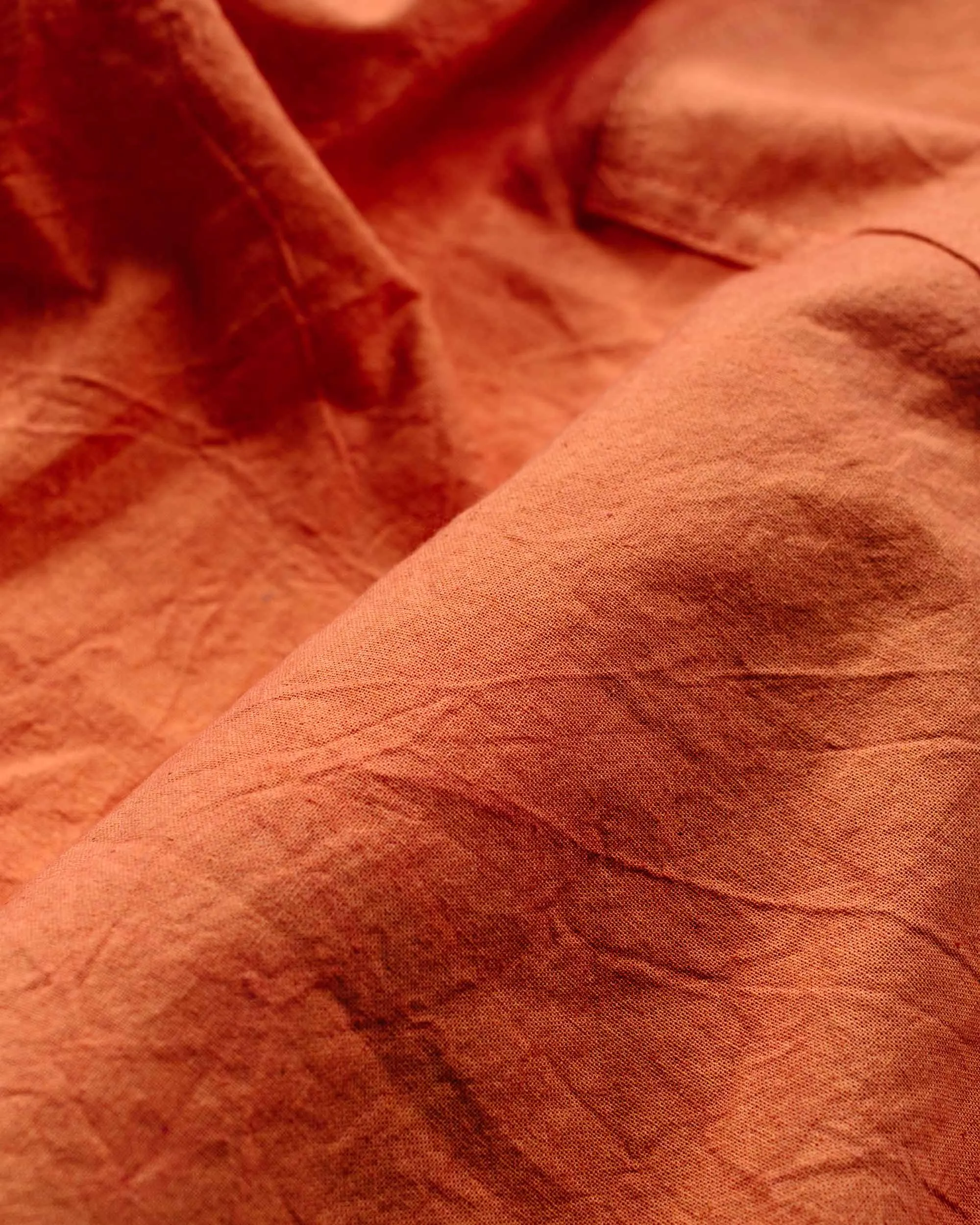 Engineered Garments Fatigue Short Rust Cotton Sheeting Satiny Effect