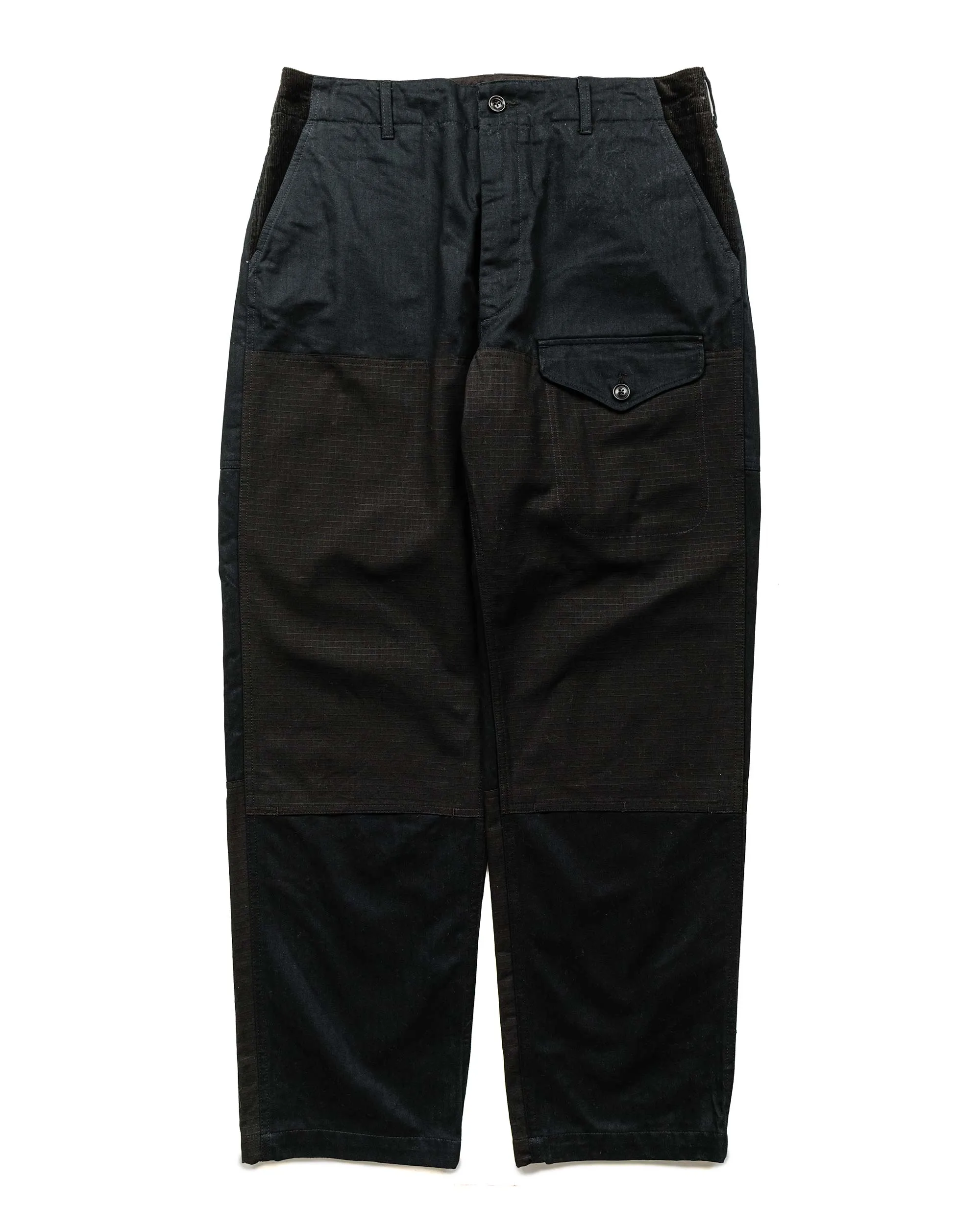Silicon Carbonitride Oxide Engineered Garments Field Pant Black Cotton Herringbone Twill