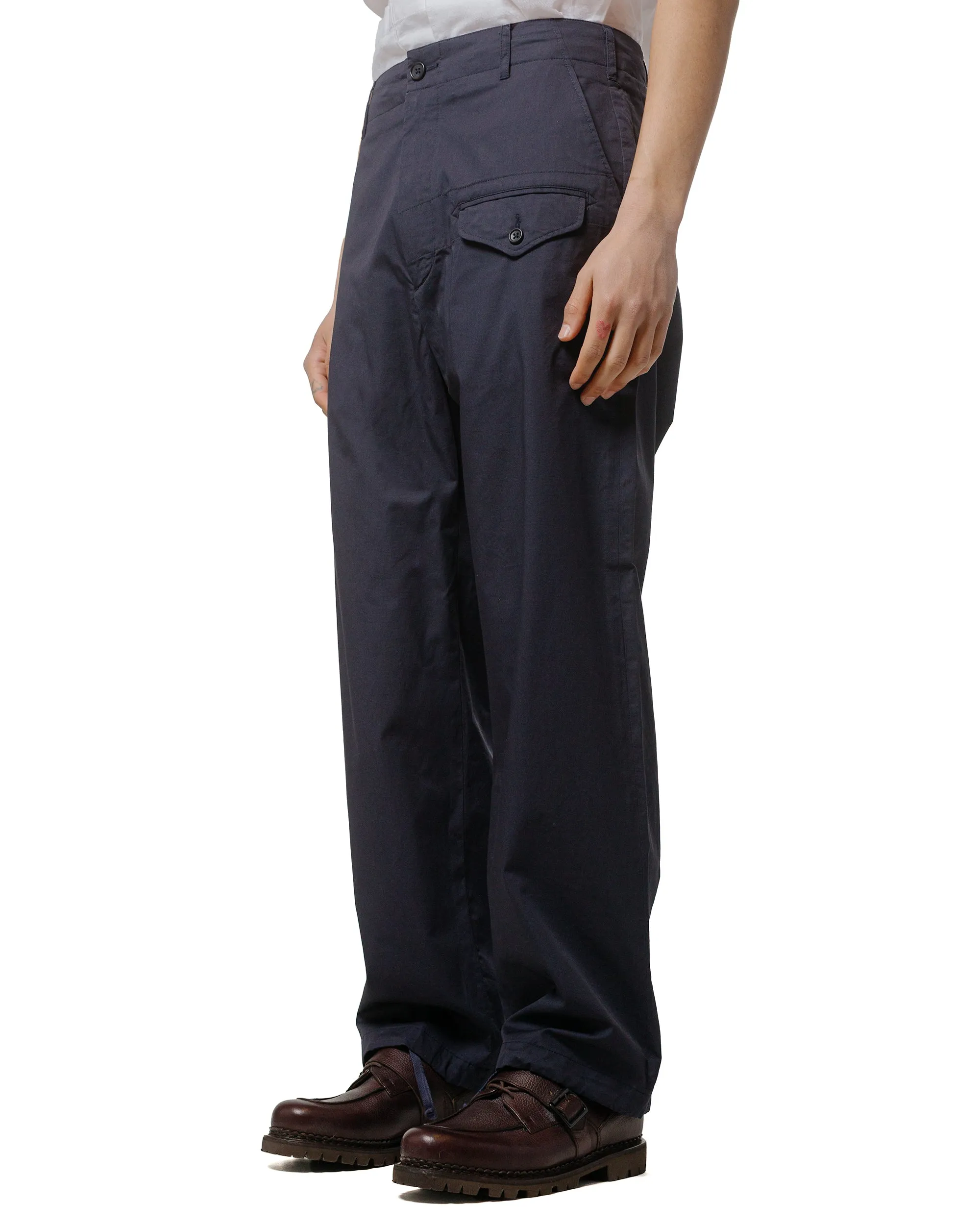 Engineered Garments Gurkha Pant Dark Navy Highcount Twill Batwing Sleeve