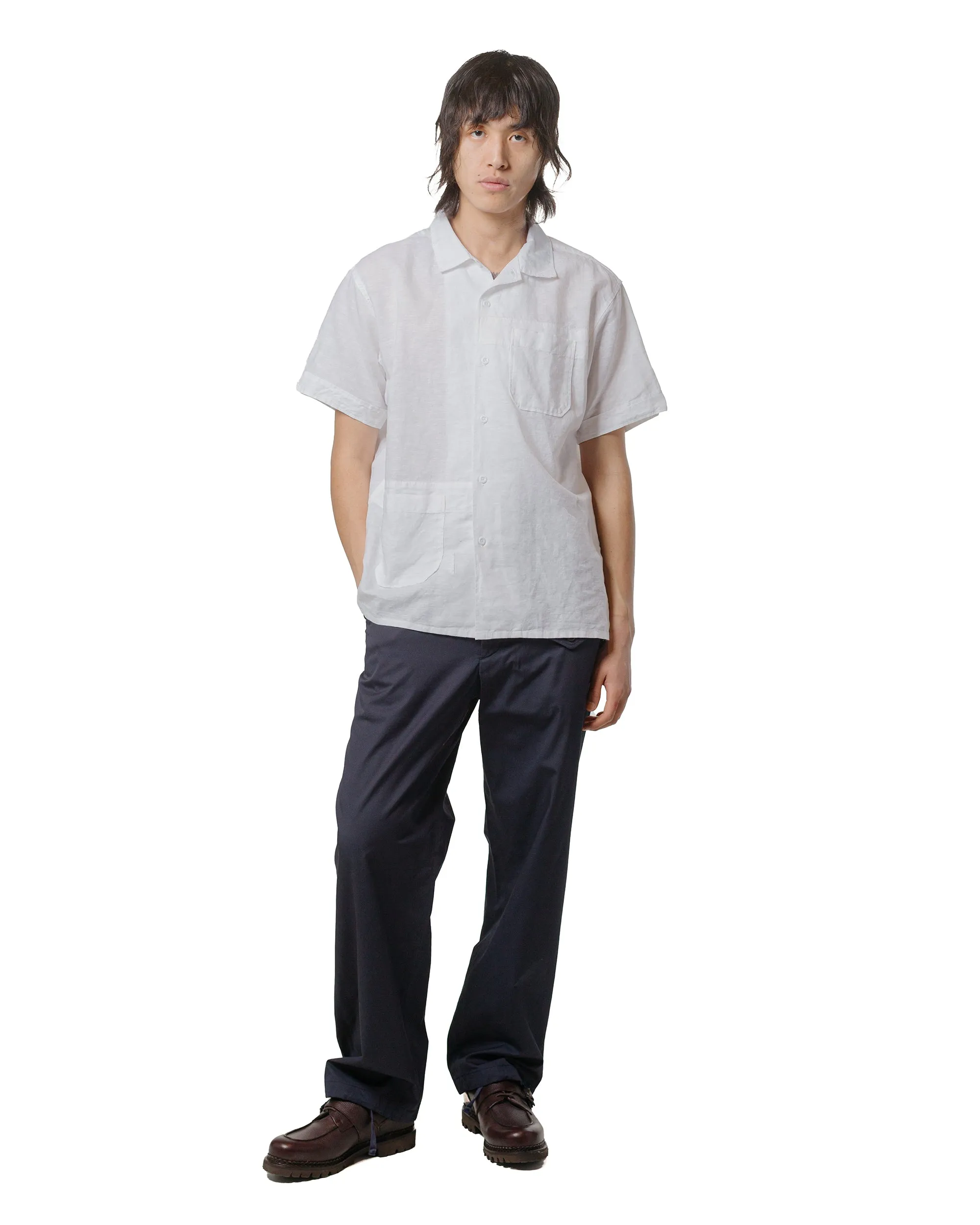 Engineered Garments Gurkha Pant Dark Navy Highcount Twill Newspaper Organizing