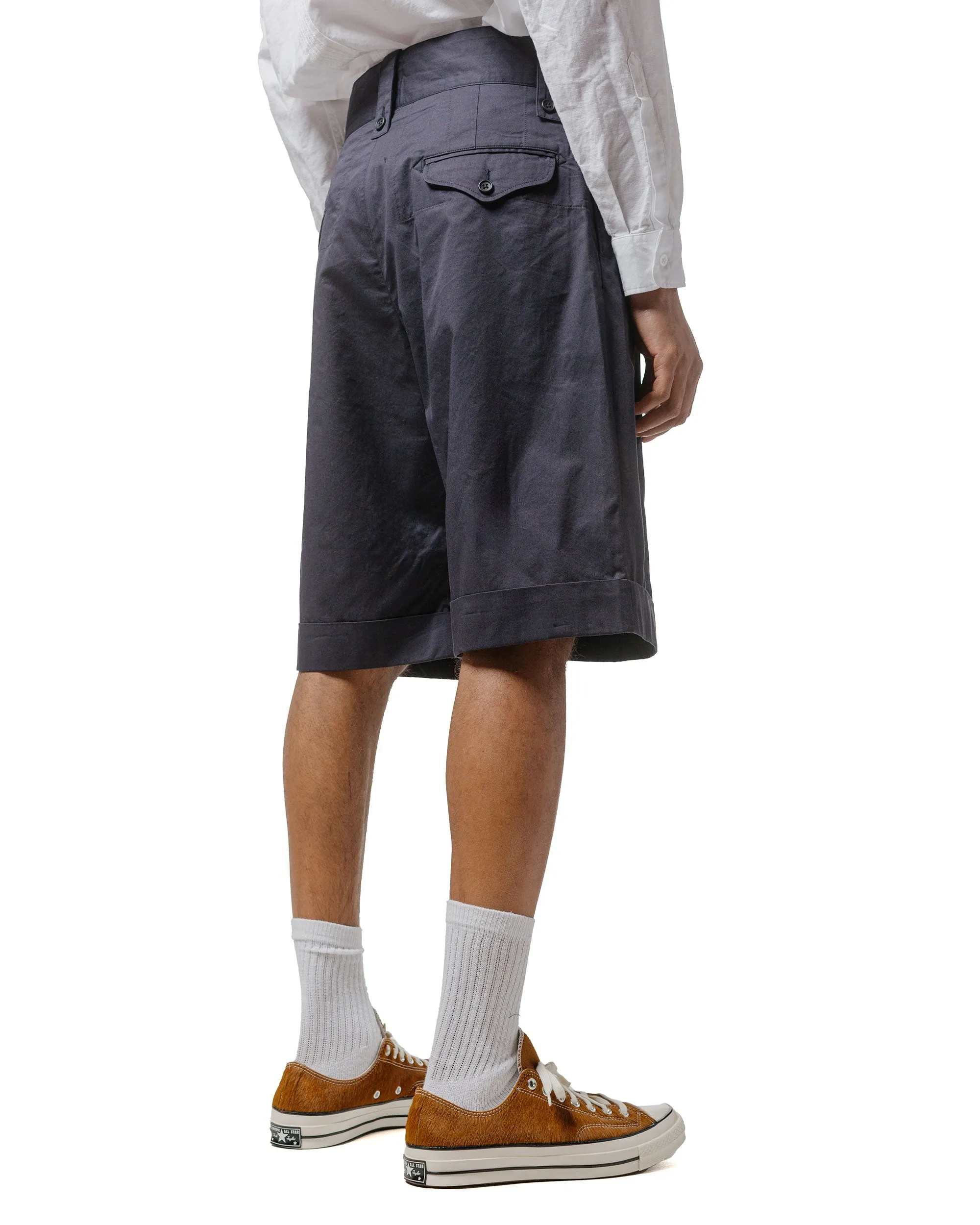 Engineered Garments Gurkha Short Dark Navy Highcount Twill Darkness Sophisticated Style