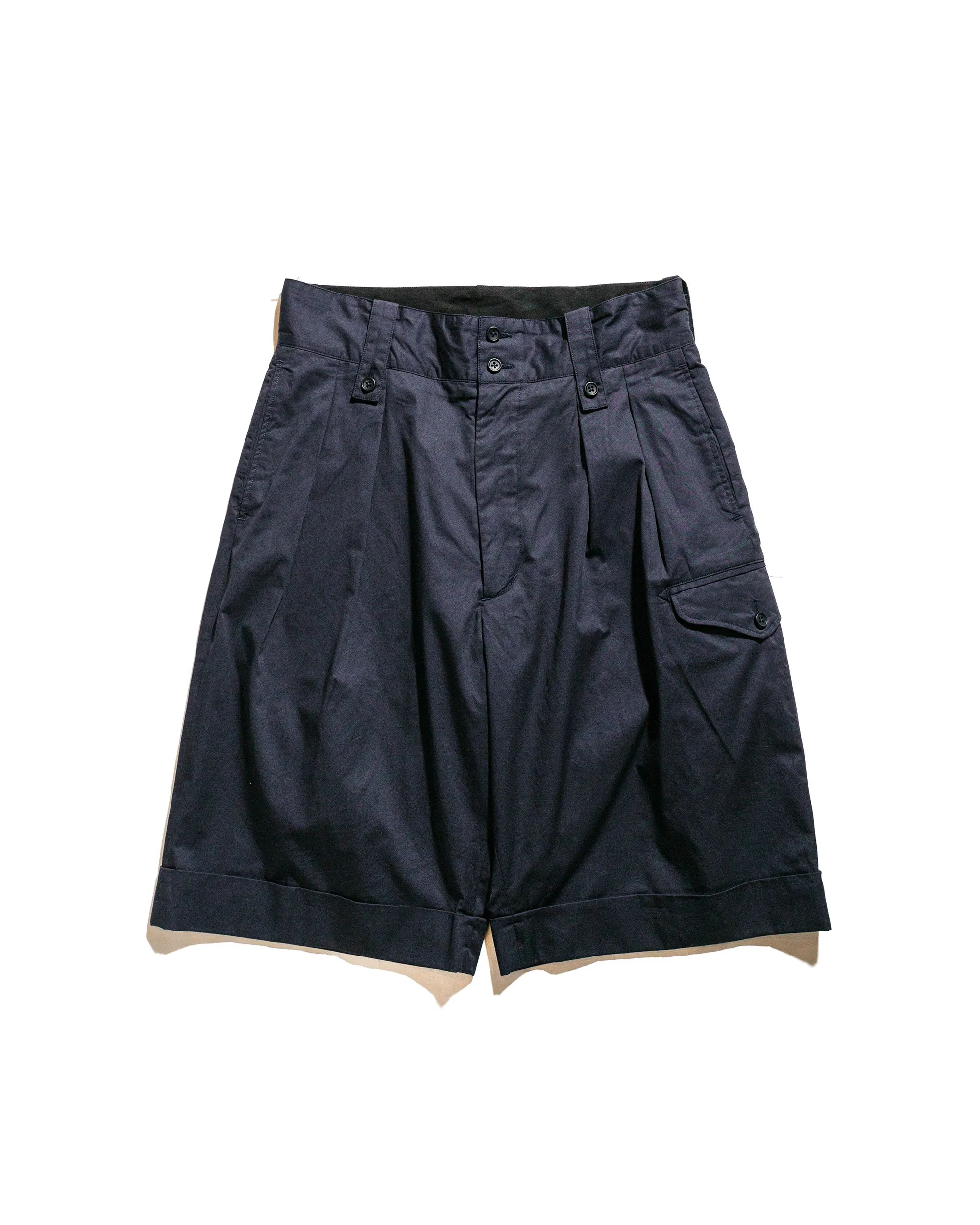 Adjustable - Straps Engineered Garments Gurkha Short Dark Navy Highcount Twill