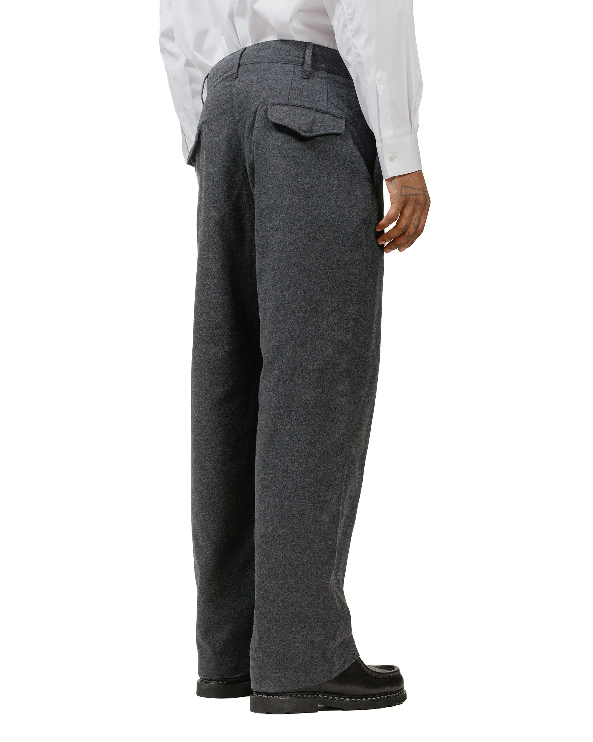Engineered Garments Officer Pant Charcoal Cp Brushed Cloth Comfortable Mall