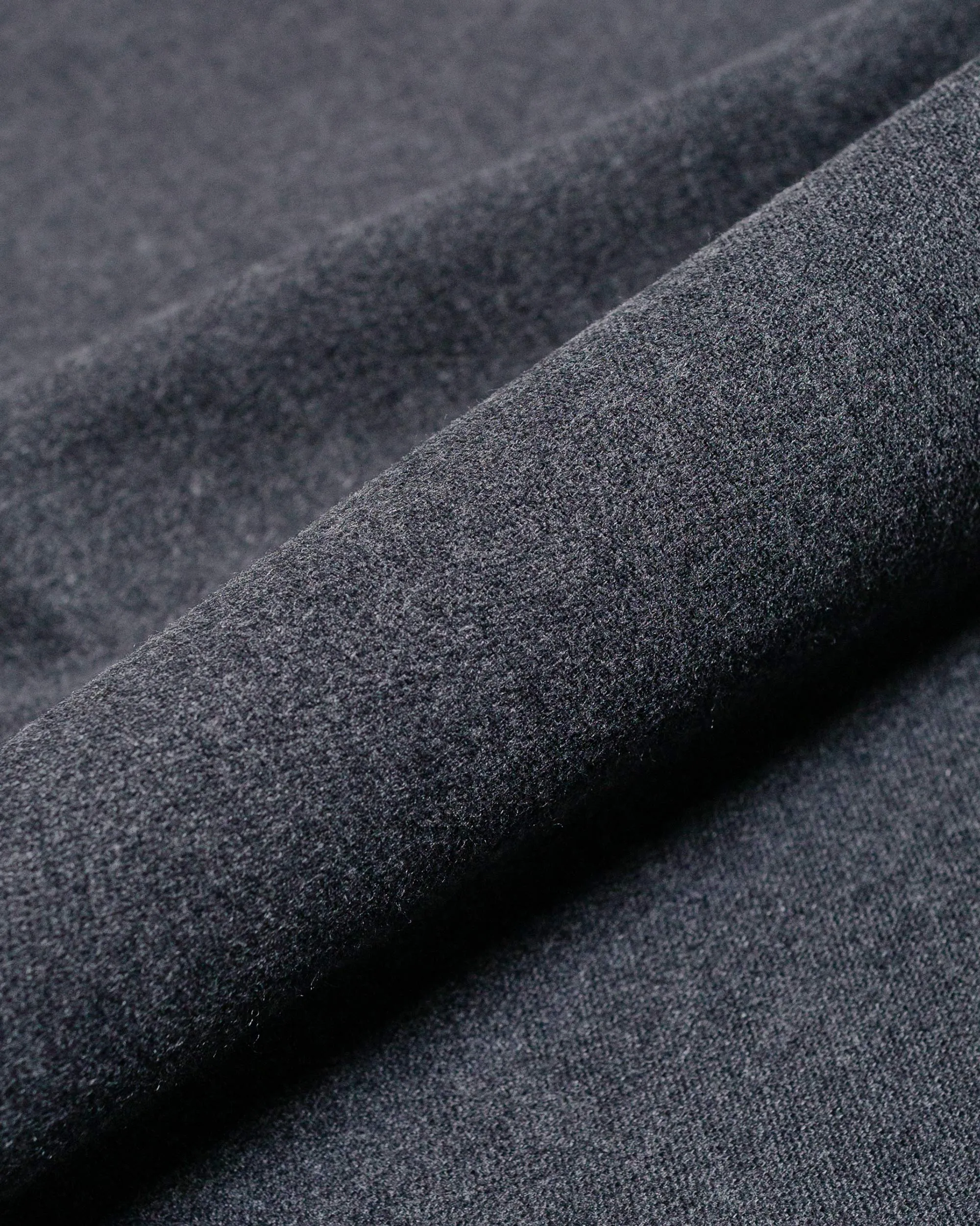 Engineered Garments Officer Pant Charcoal Cp Brushed Cloth Toggle Clip Tight Hip