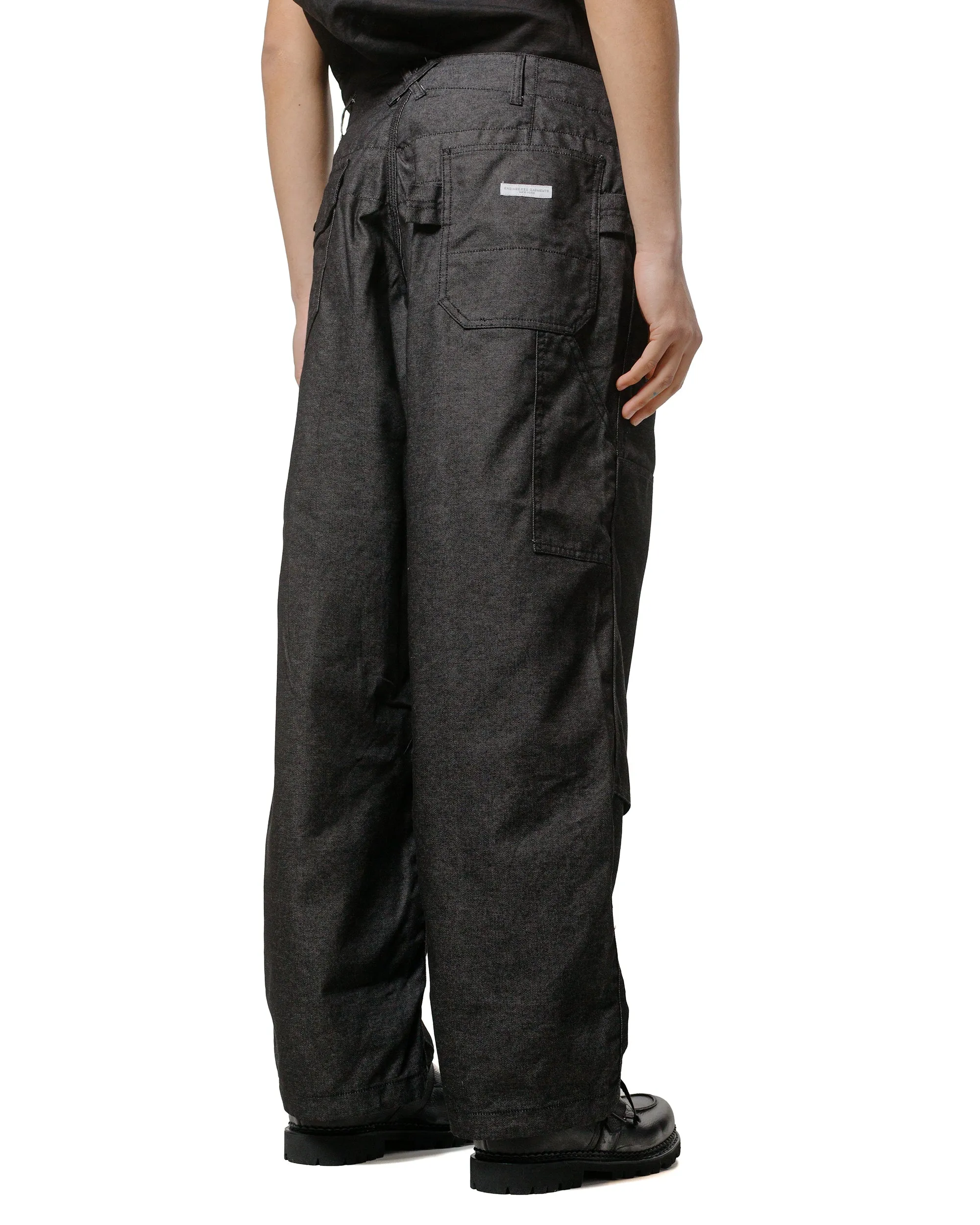 Rustic Style Faux Fur and Luxurious Engineered Garments Painter Pant Black Cp Denim