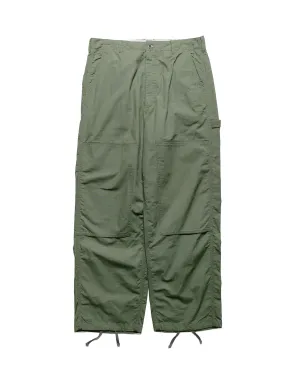 Engineered Garments Painter Pant Olive Cotton Ripstop French - Terry