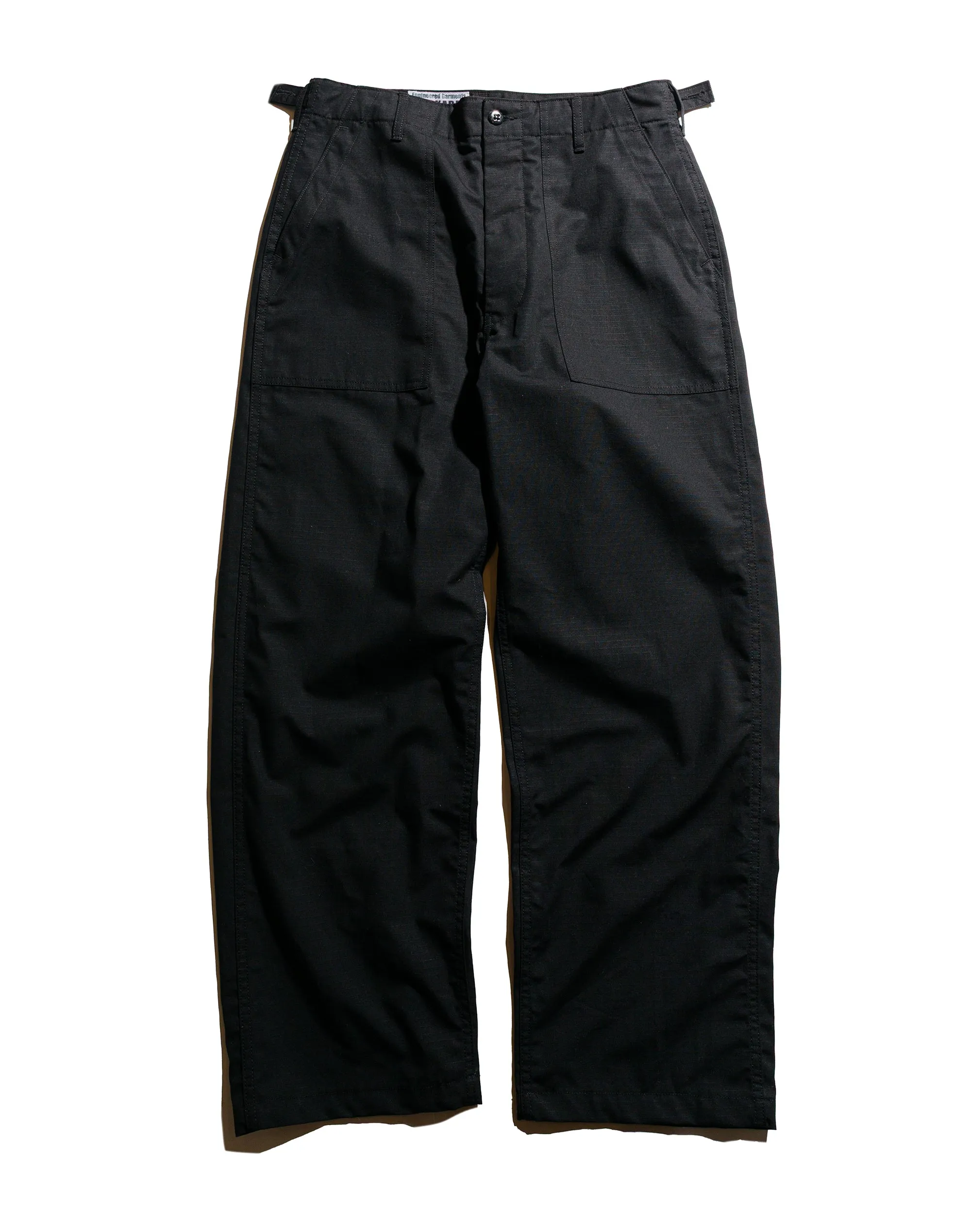 Engineered Garments Workaday Fatigue Pant Black Cotton Ripstop All History Aesthetic Appeal