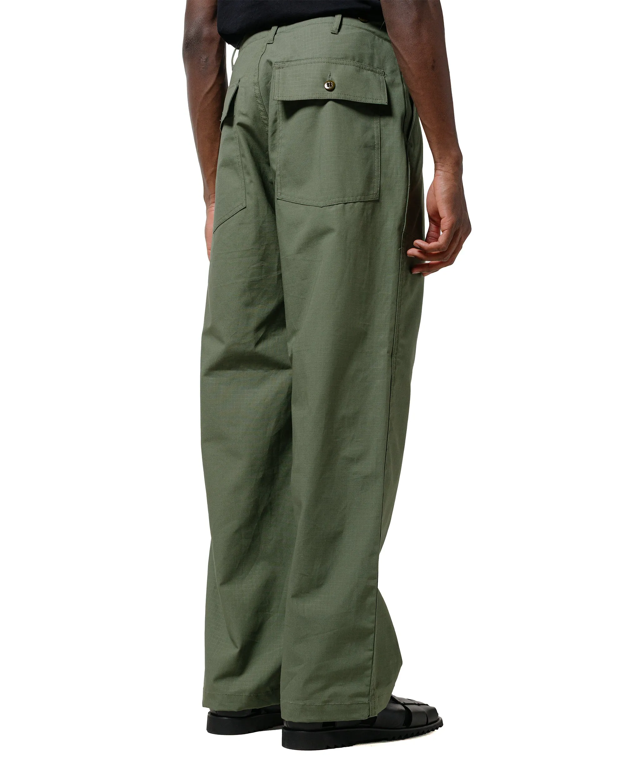 Engineered Garments Workaday Fatigue Pant Olive Cotton Ripstop UV - Resistant Style