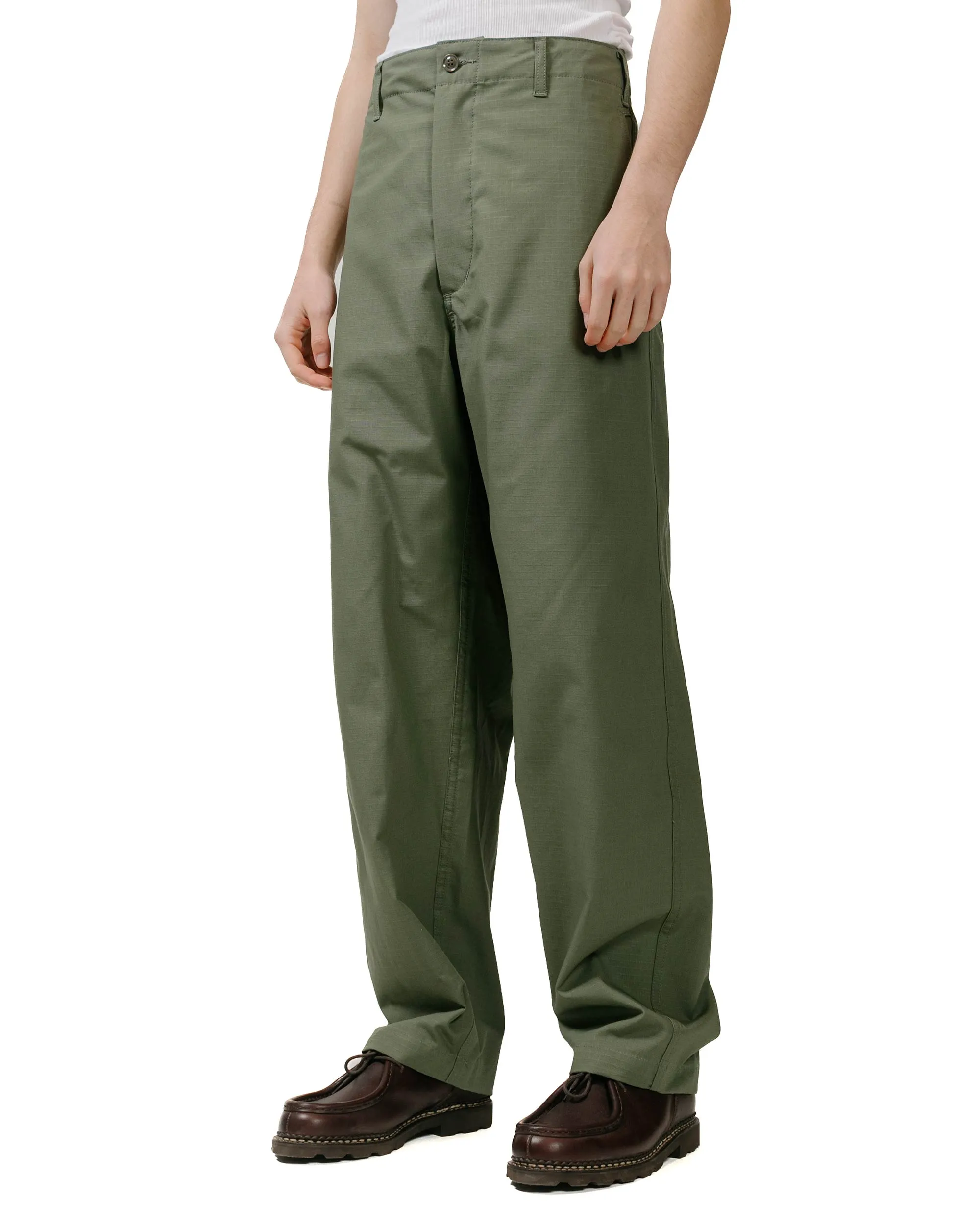 Result Matte Finish Feature Engineered Garments Workaday Utility Pant Olive Cotton Ripstop