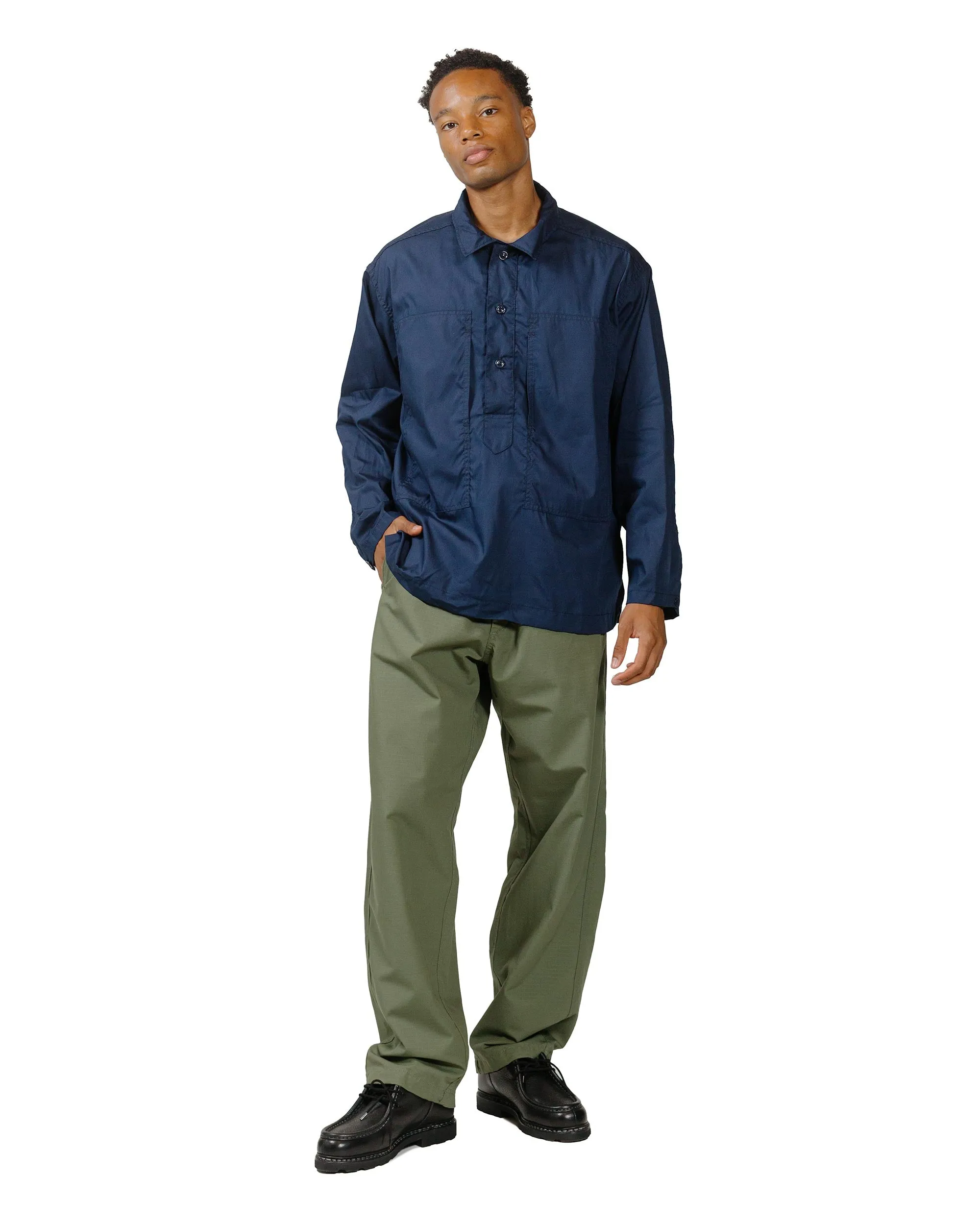 Engineered Garments Workaday Utility Pant Olive Cotton Ripstop Self Powered